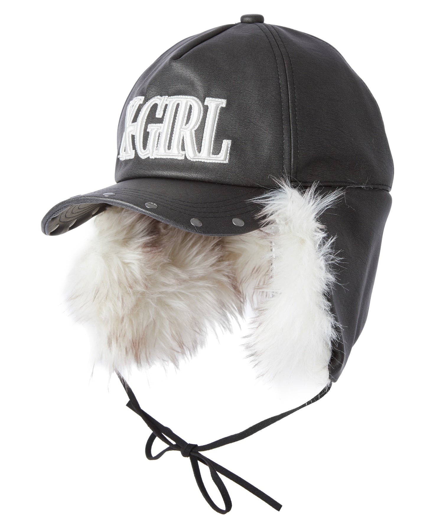FAUX FUR EAR FLAP 5PANEL CAP