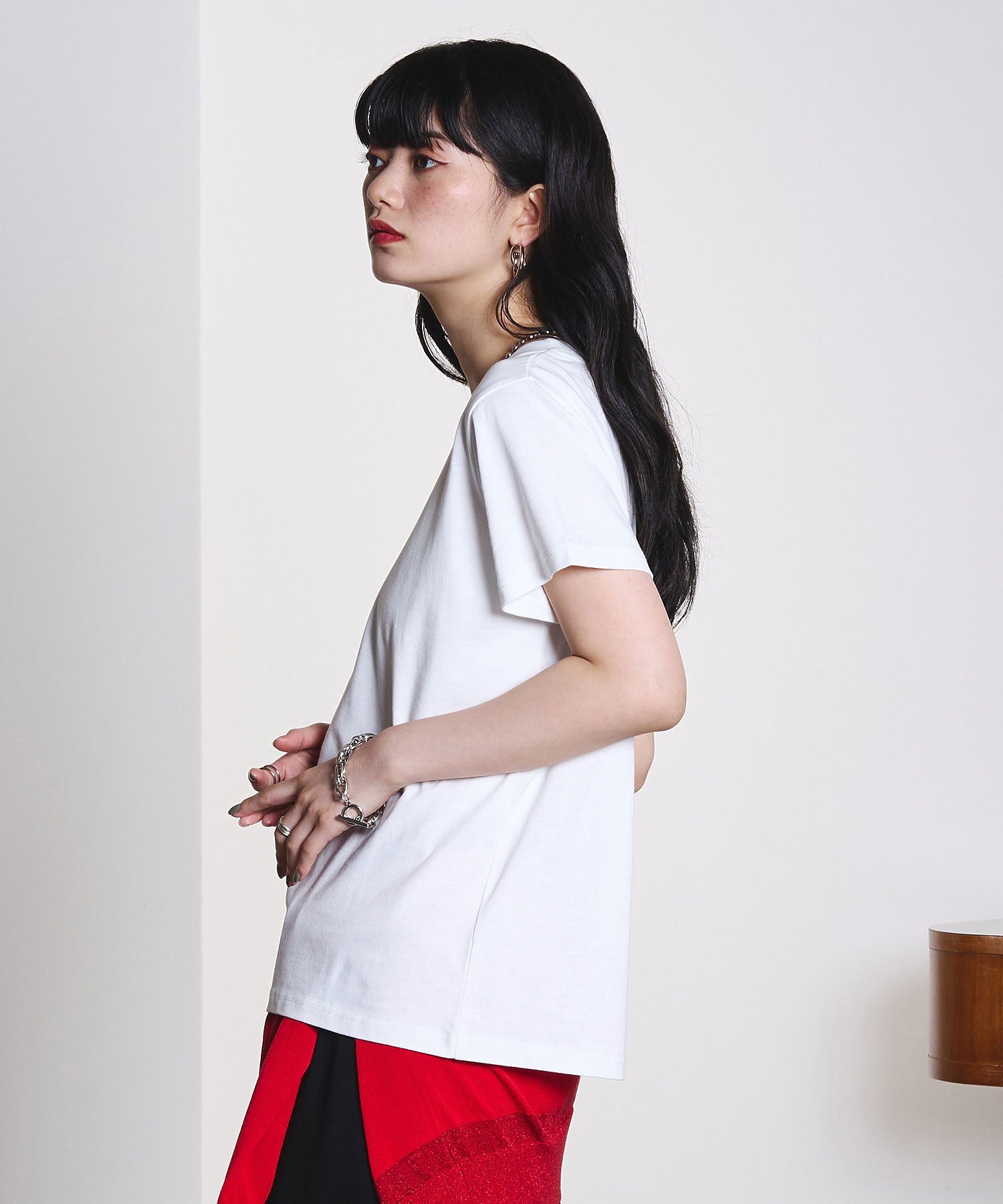 model:163cm 着用サイズ:M