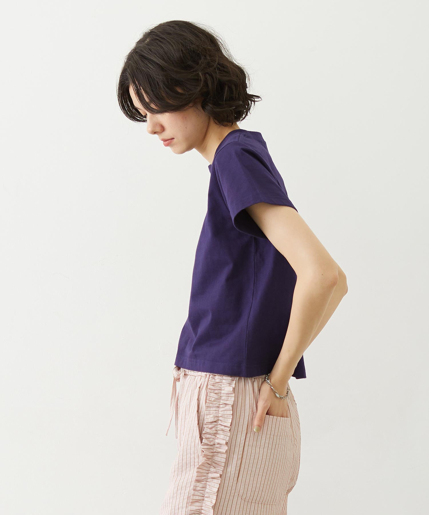 MINI MELTY GLITTER CHERRY COMPACT S/S TEE