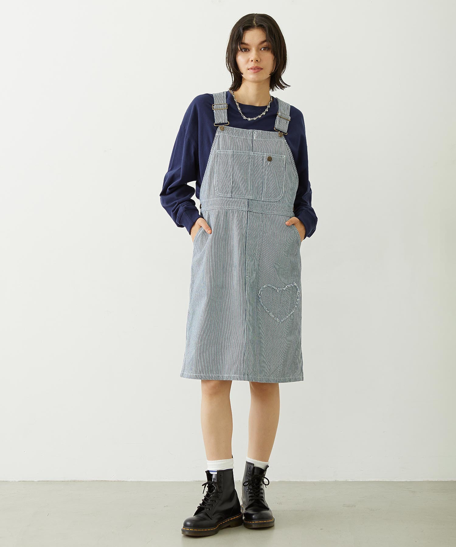 PATCH SALOPETTE SKIRT