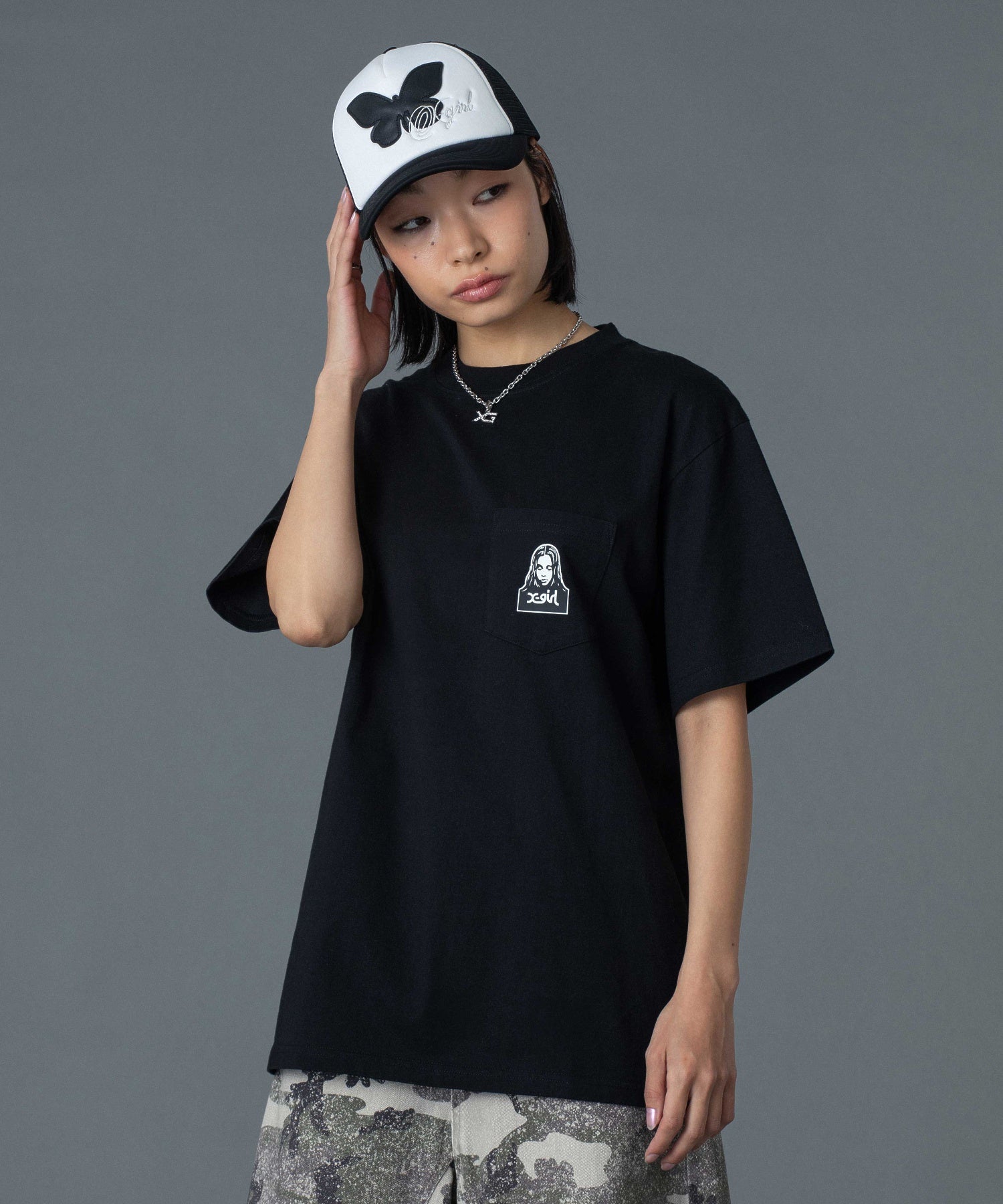 BUTTERFLY PATCH TRUCKER CAP