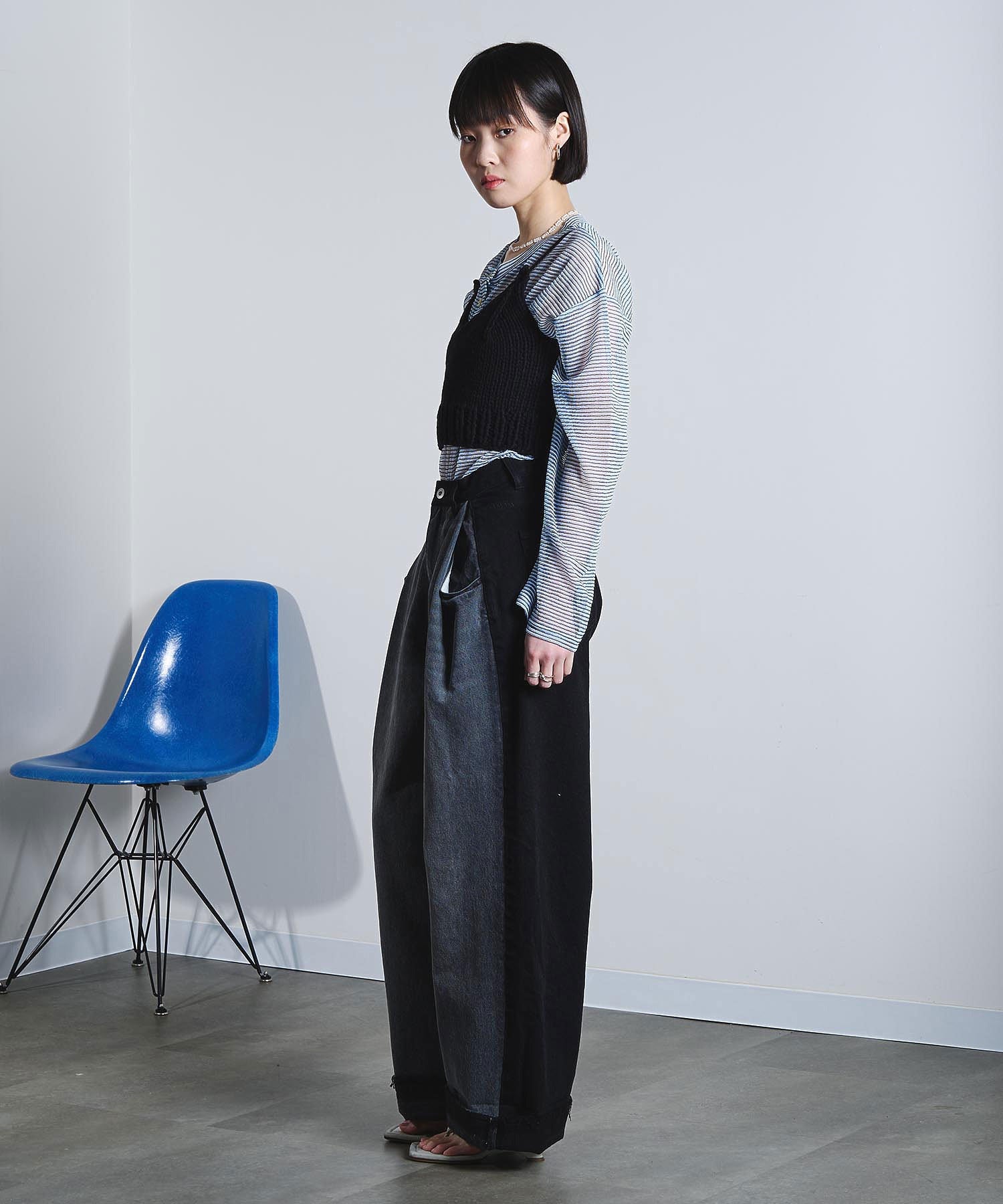 mici/DENIM REMAKE STYLE PANTS