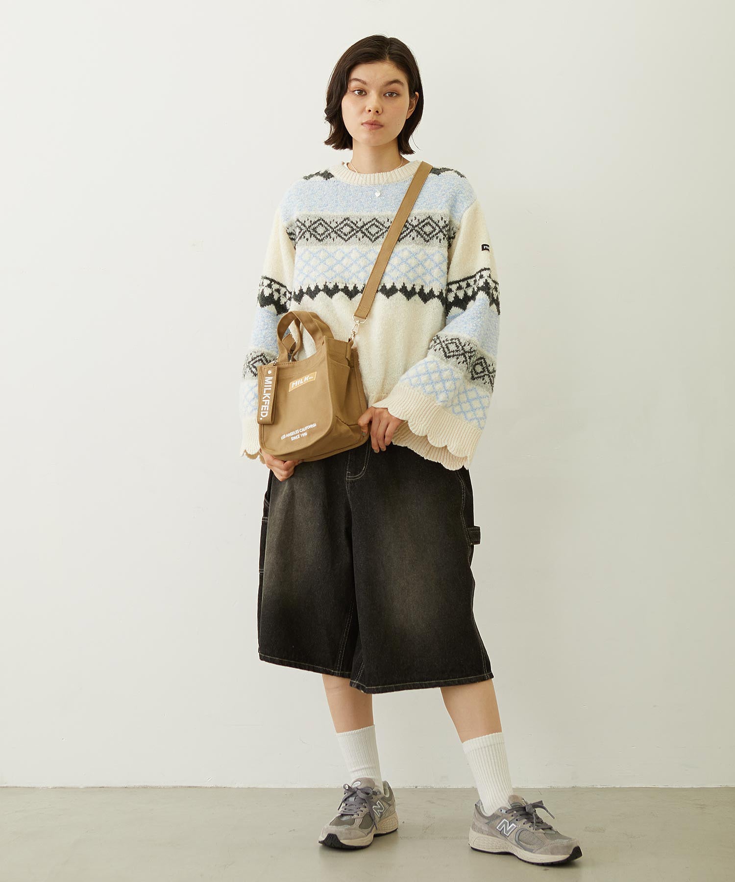 PATTERNED KNIT TUNIC