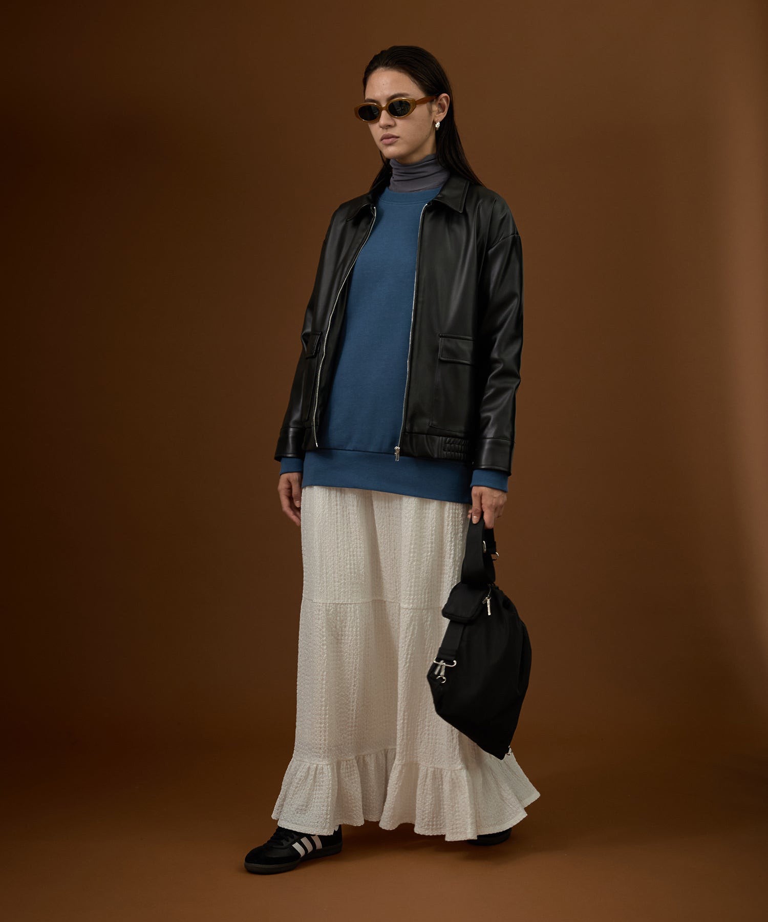 FAUX LEATHER BLOUSON DISPATCHER NO.8