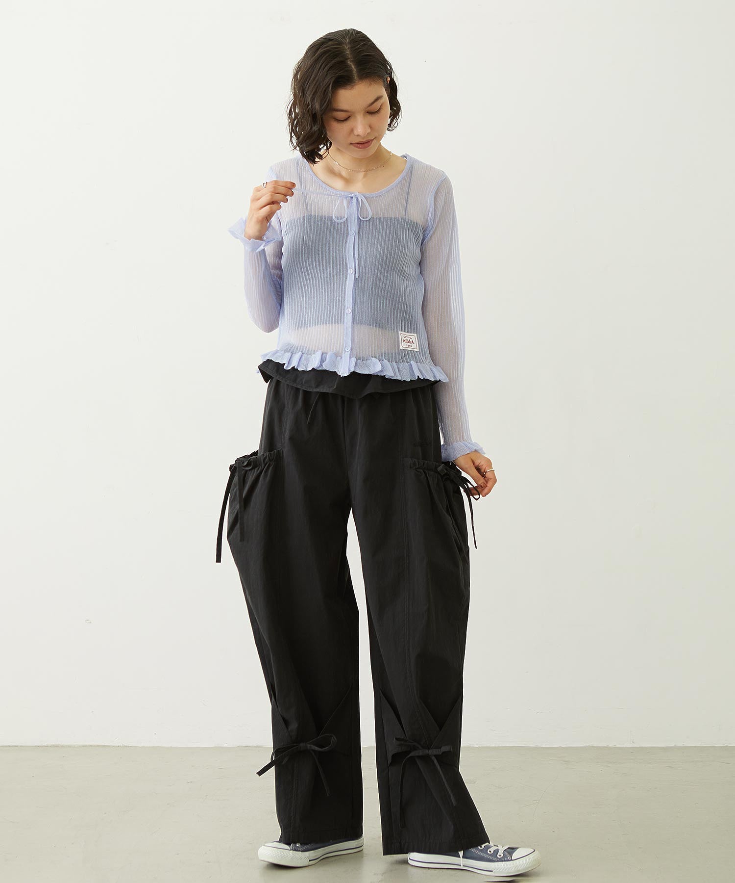 2-PIECE SHEER CARDIGAN