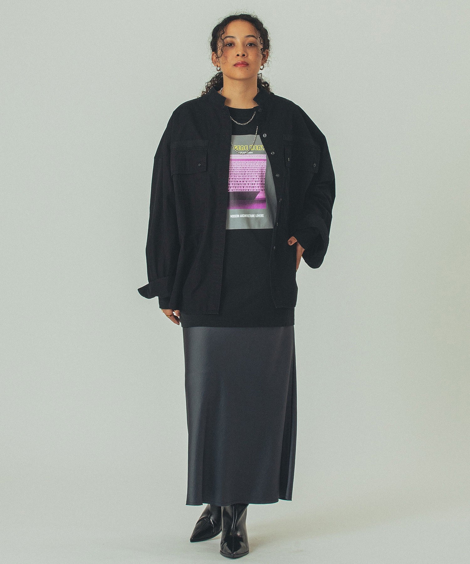 model:168cm 着用サイズ:ONE SIZE