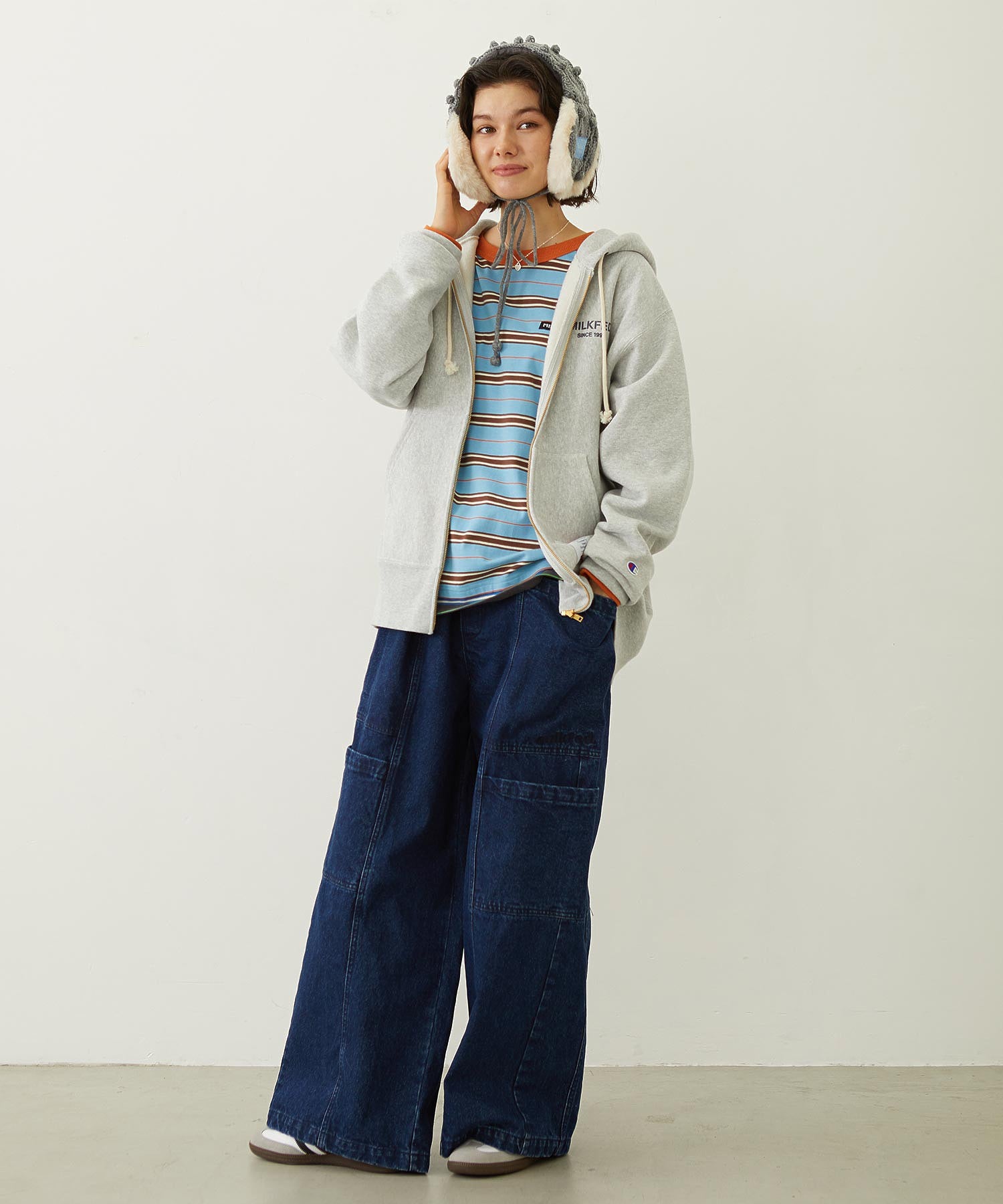 LAYERED LOOK STRIPED TOP