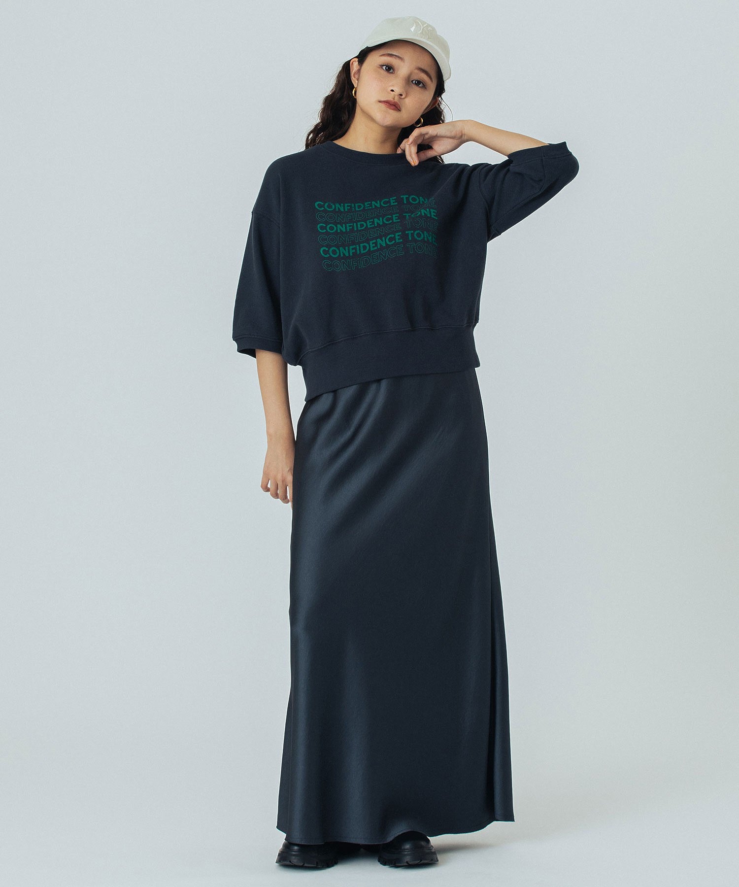 model:160cm 着用サイズ:ONE SIZE