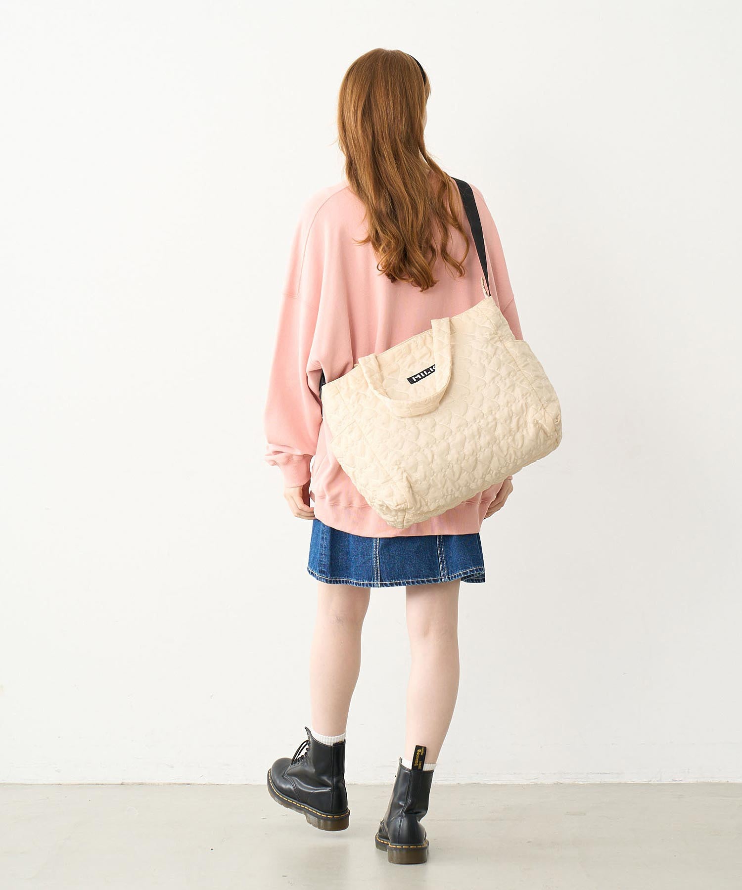 HEART QUILTED ２WAY TOTE