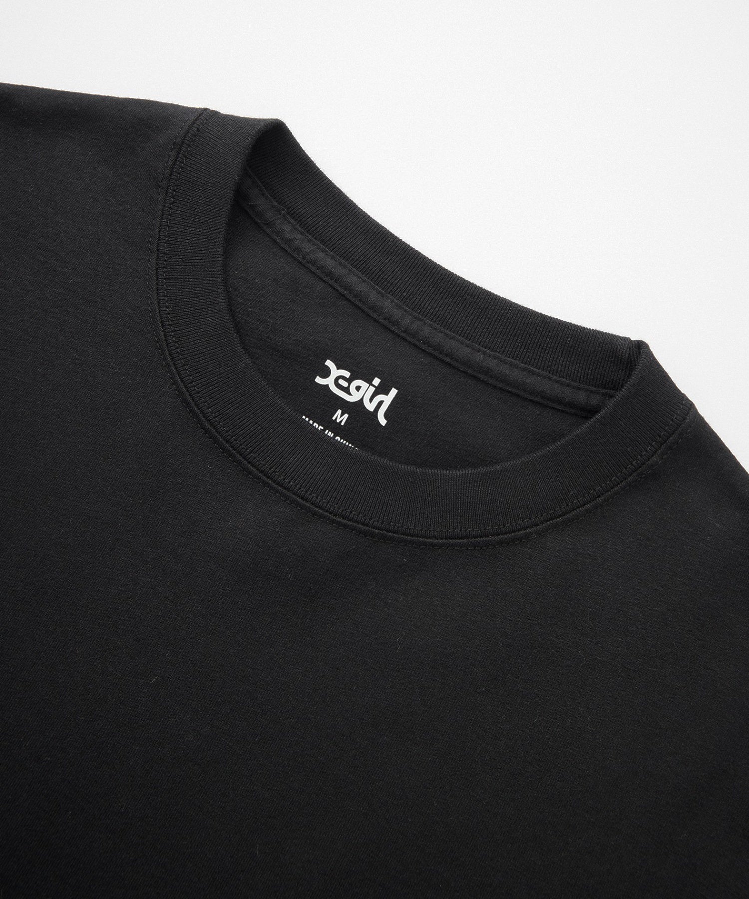 MESSAGE AND FACE CIRCLE LOGO L/S TEE