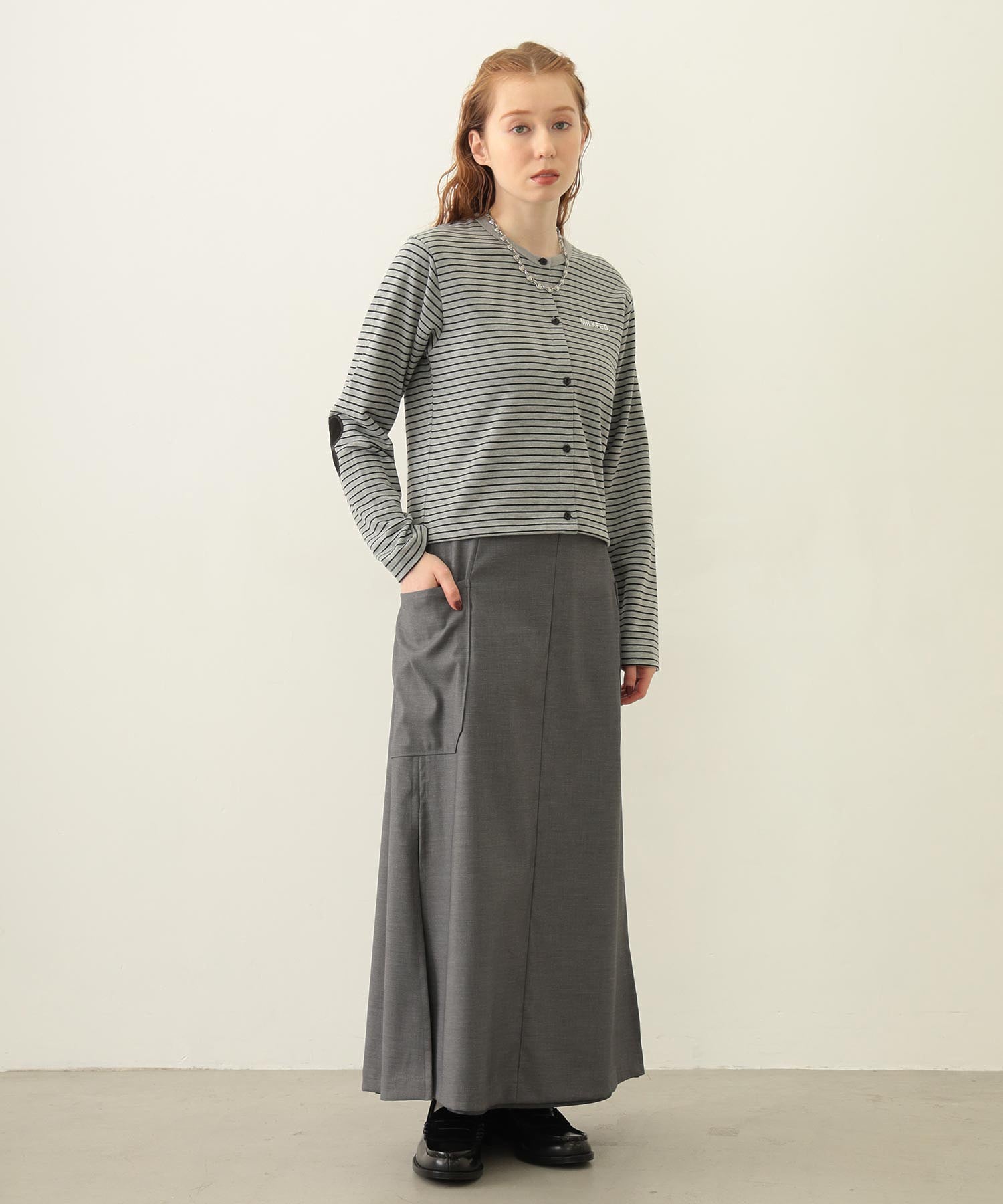 FLOWER ELBOW CARDIGAN