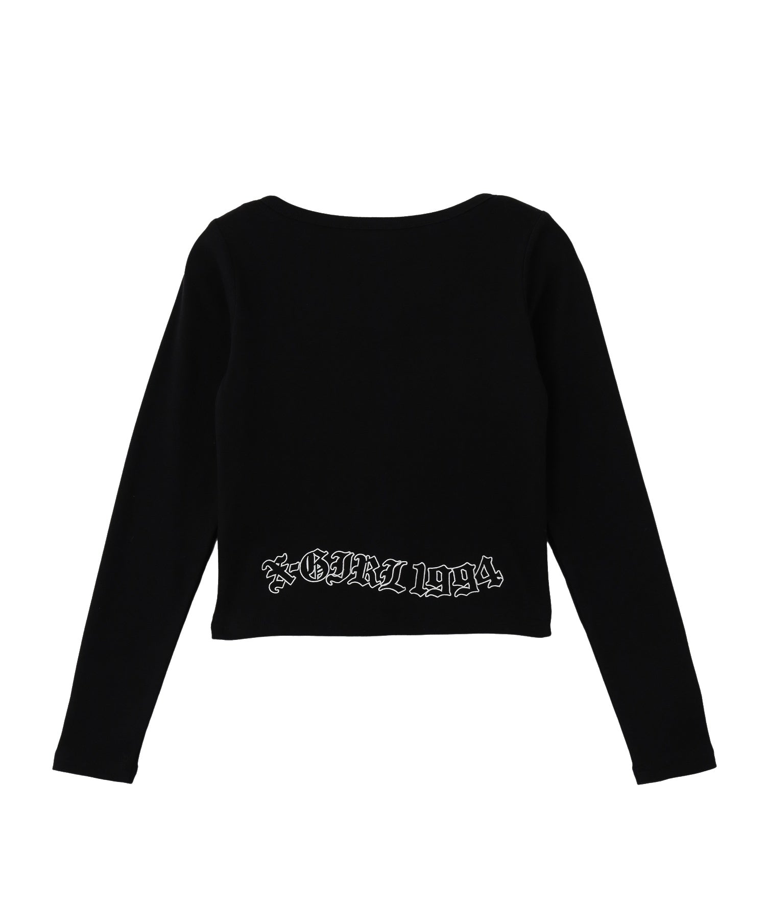 STRING COLLAR L/S COMPACT TOP