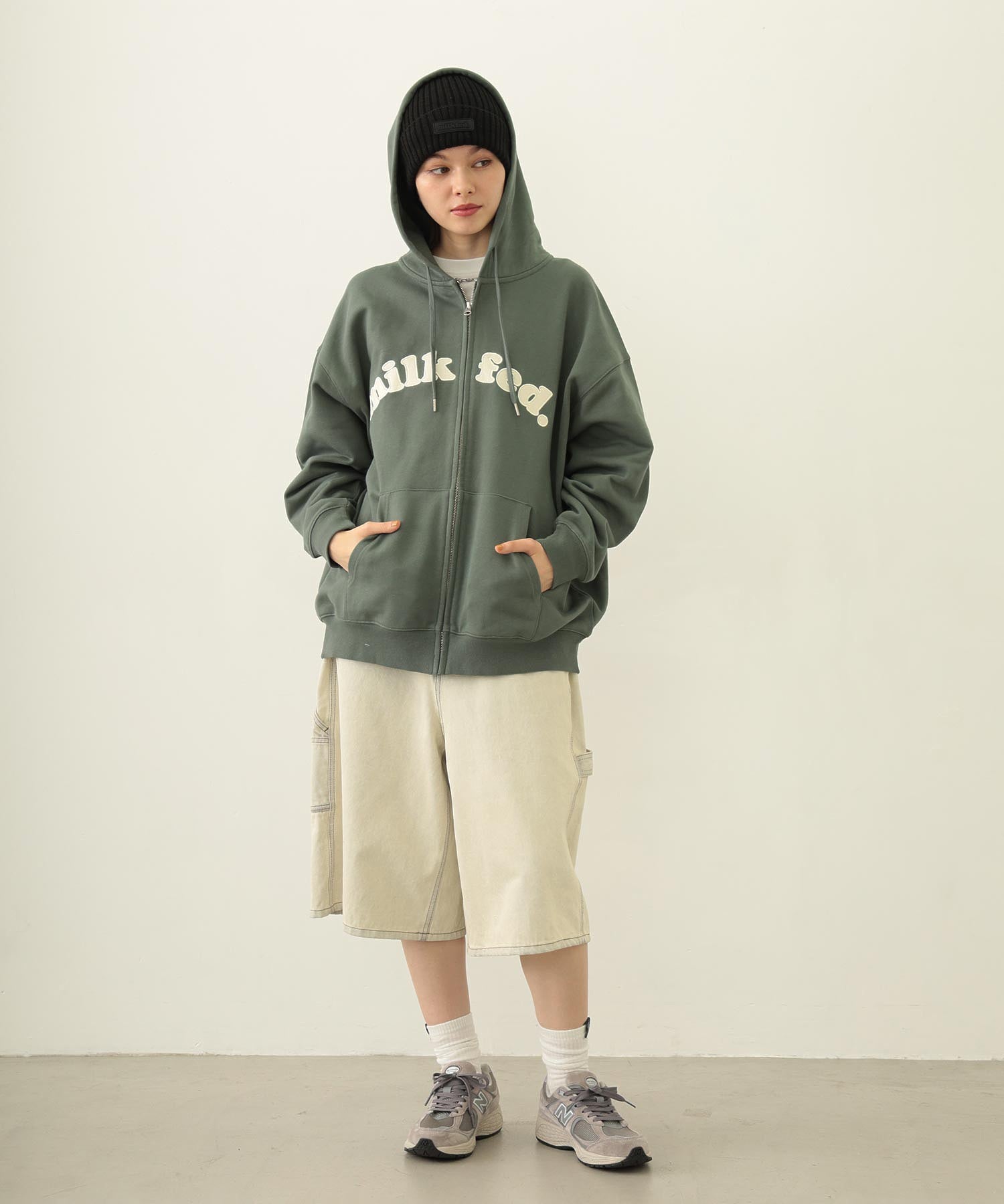 ARCH COOPER LOGO ZIP UP HOODIE