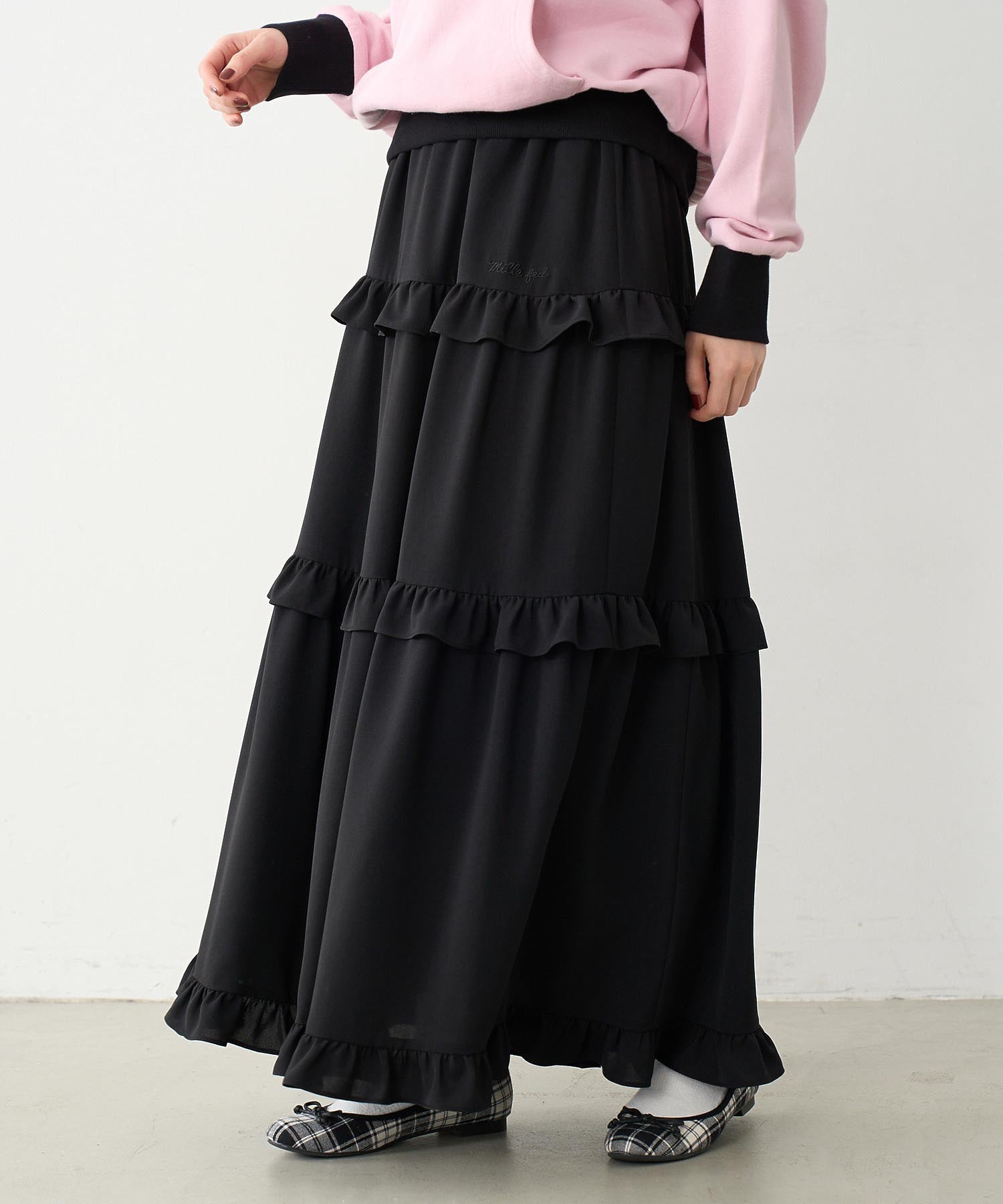 FRILL TIERED SKIRT