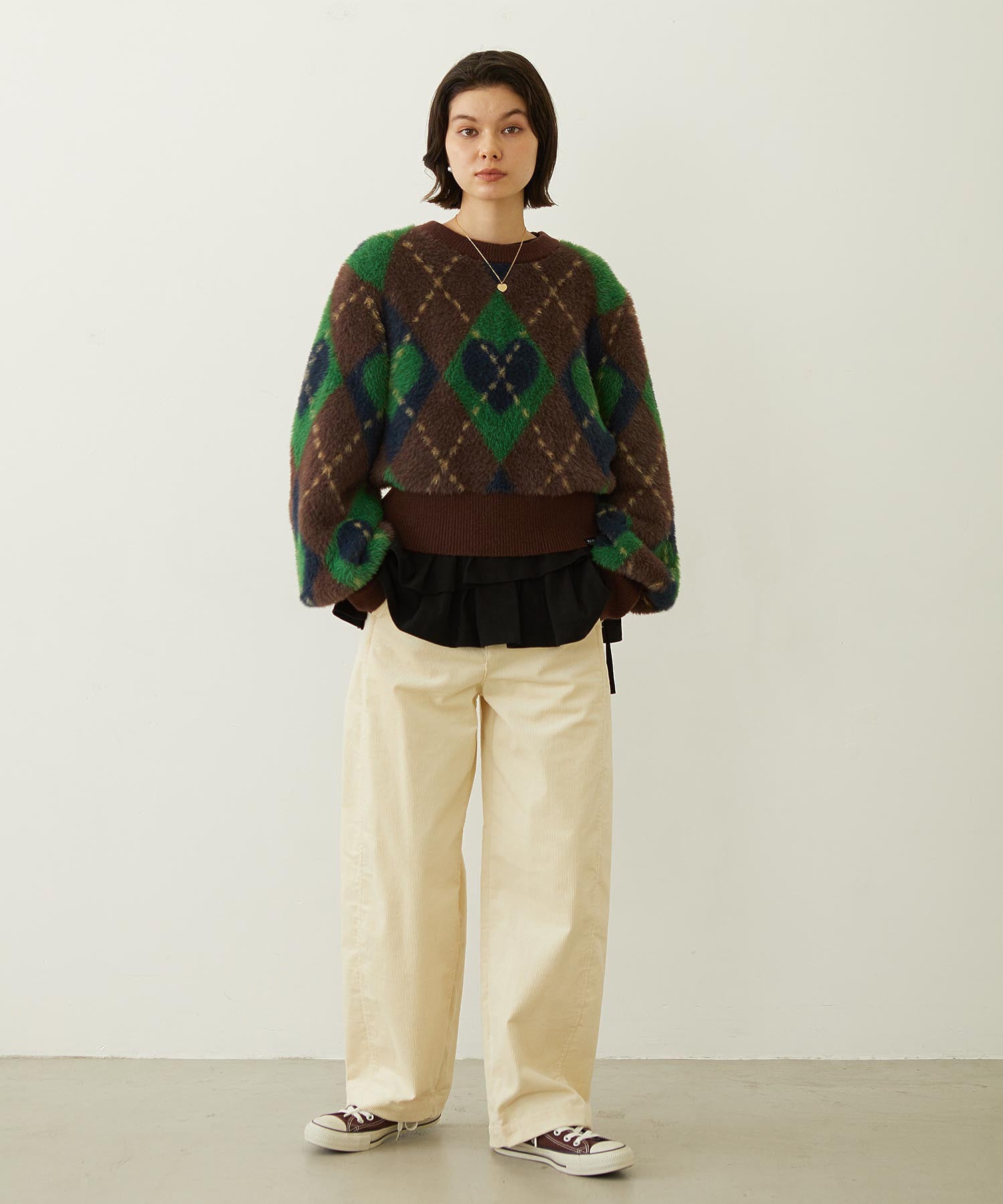 ASYMMETRIC FRILL TOP