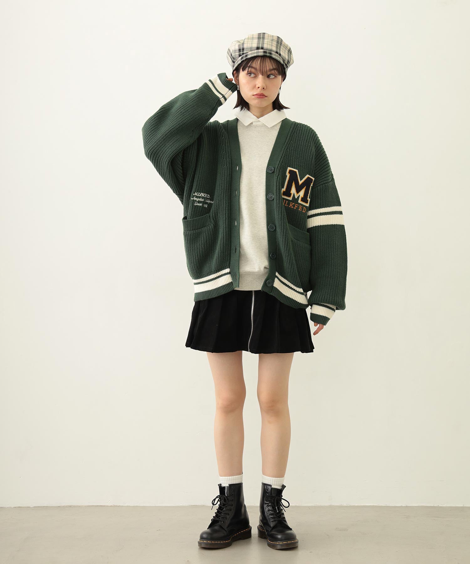 ICING LOGO WIDE CREW SWEAT TOP