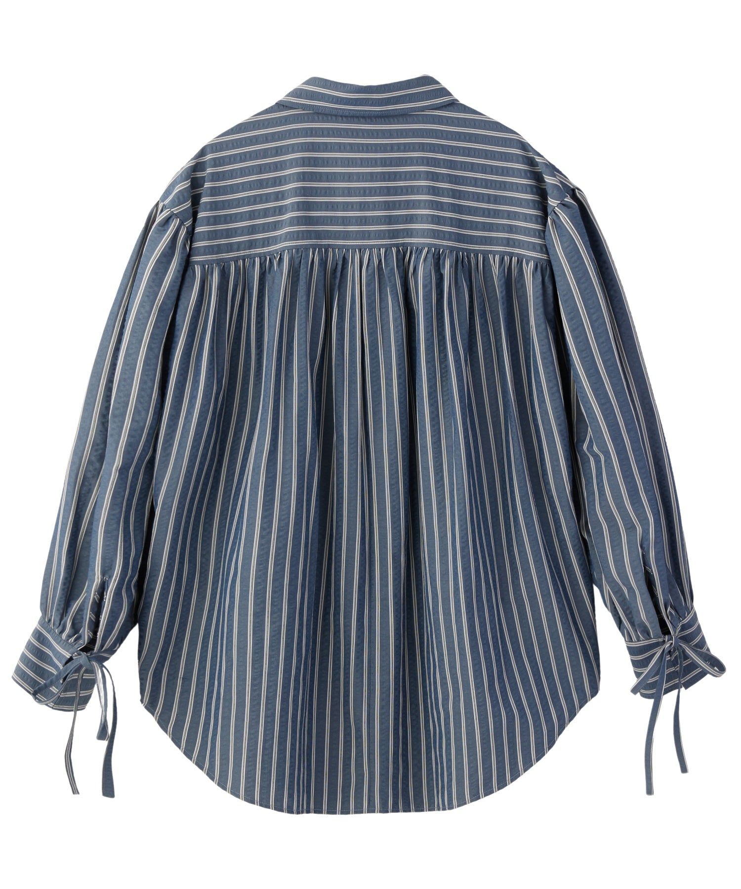 STRIPED ZIP UP SHIRT