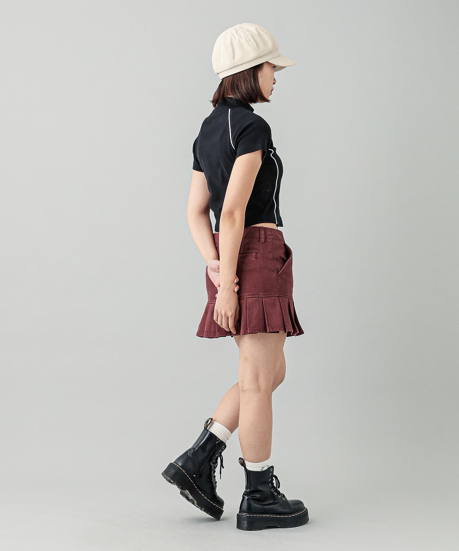 RACING ZIP UP TOP