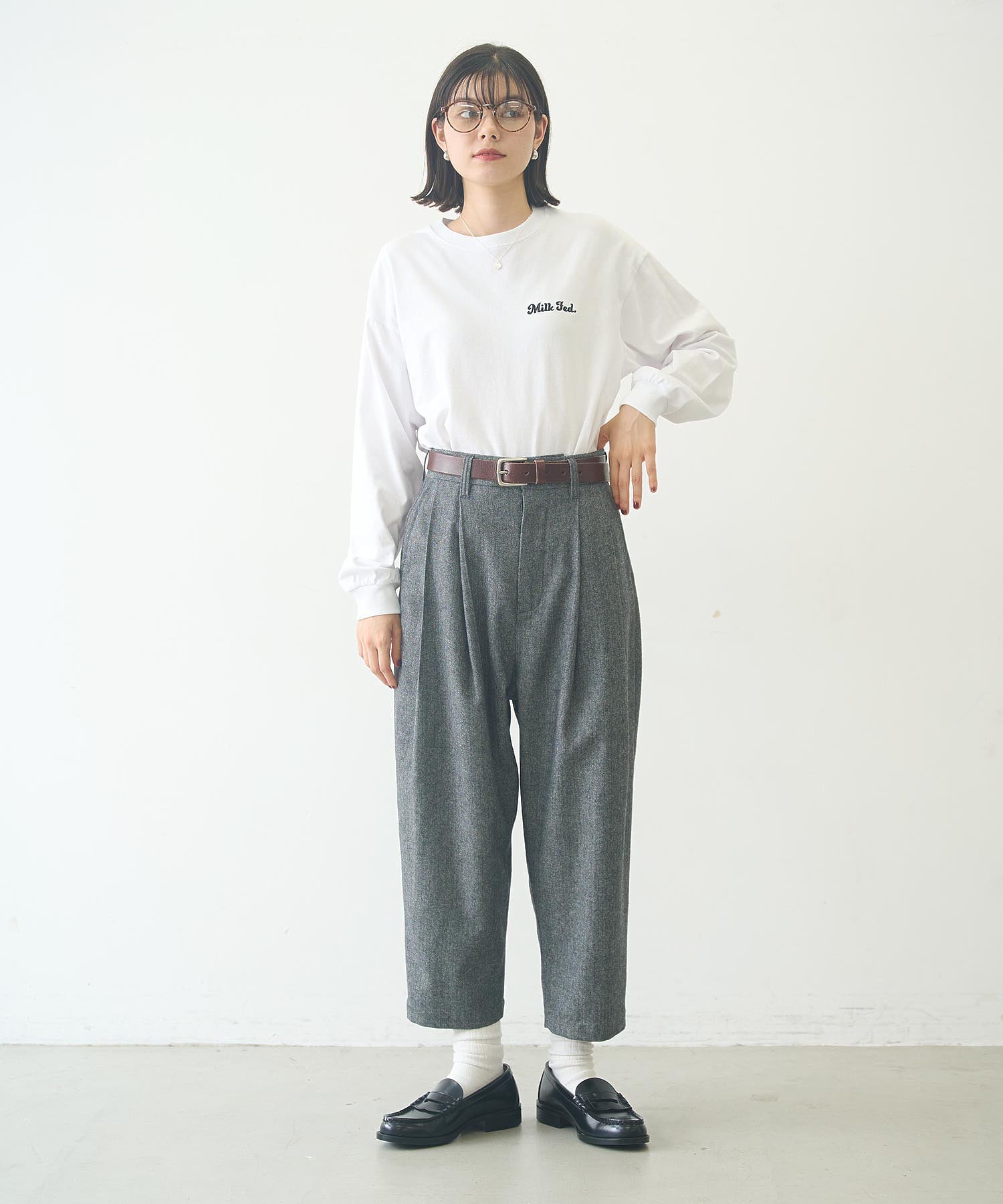 TAPERED CROPPED PANTS