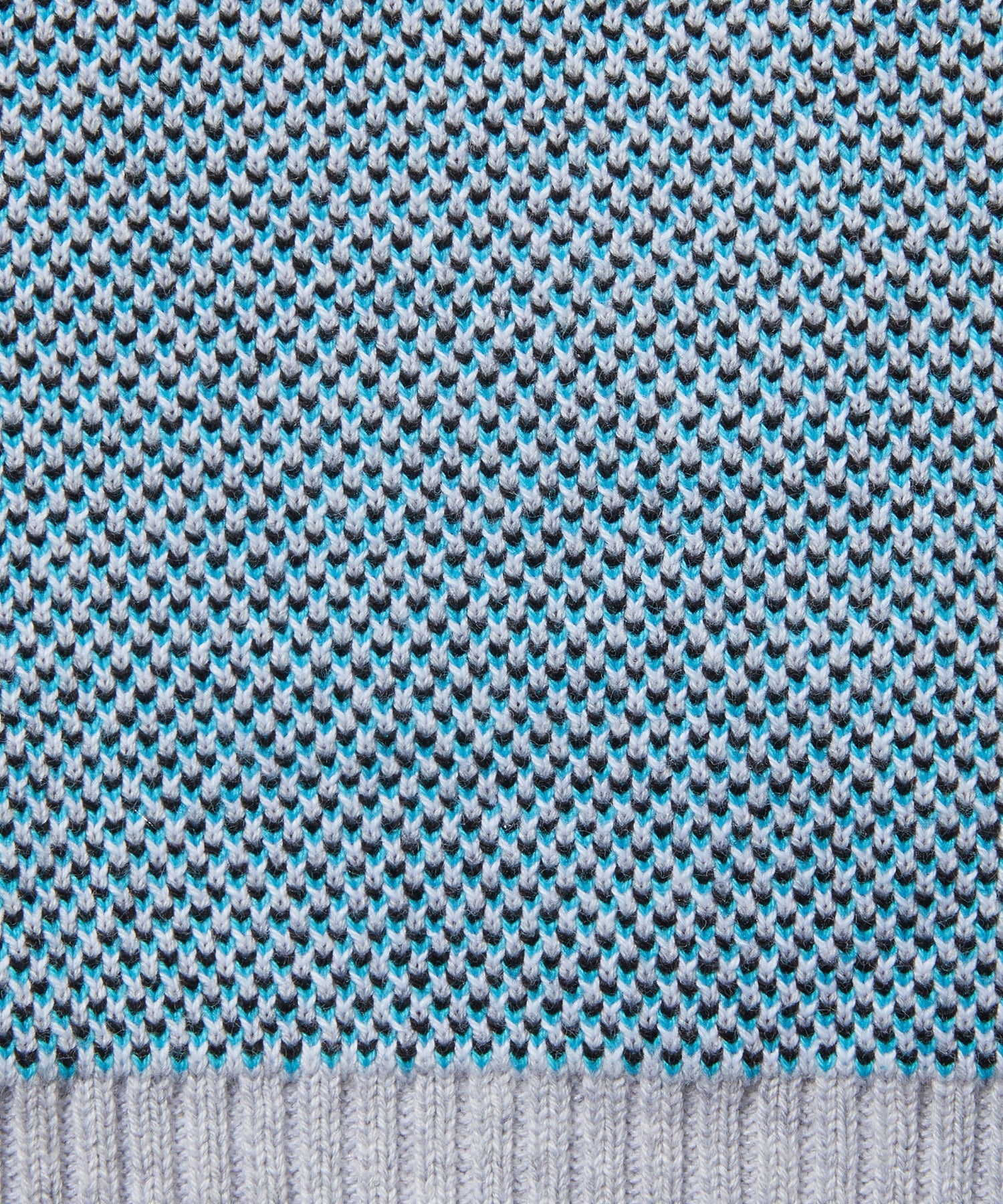 BOX LOGO AND FACE JACQUARD KNIT TOP
