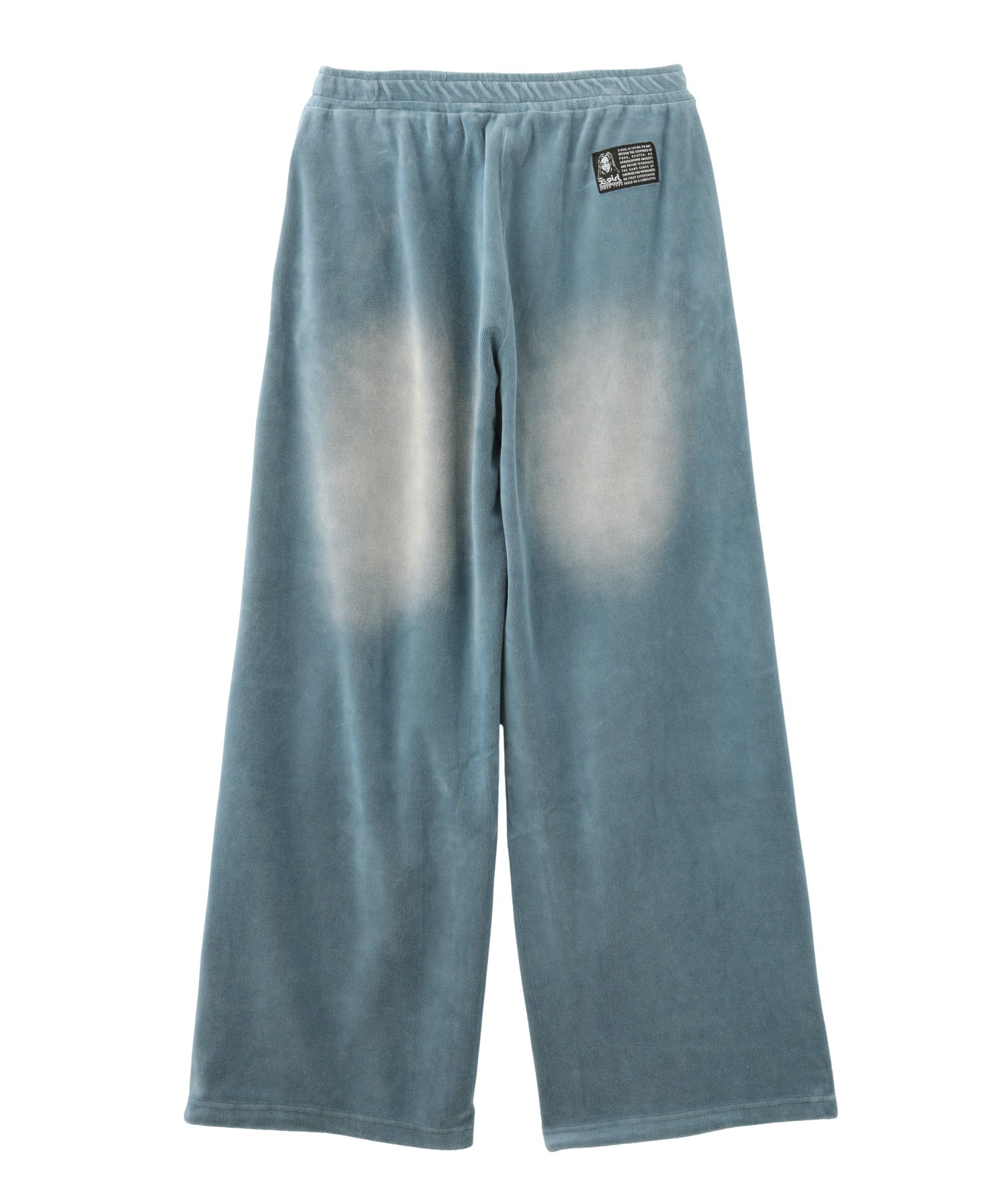 FADED VELOUR LOOSE FIT PANTS