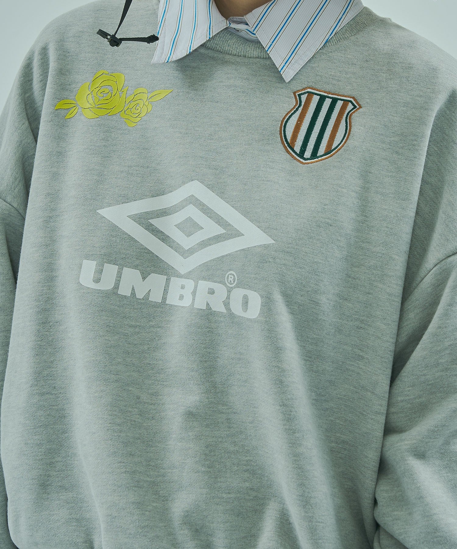 UMBRO×ROSE BUD/DOUBLE DIAMOND SWEATSHIRT