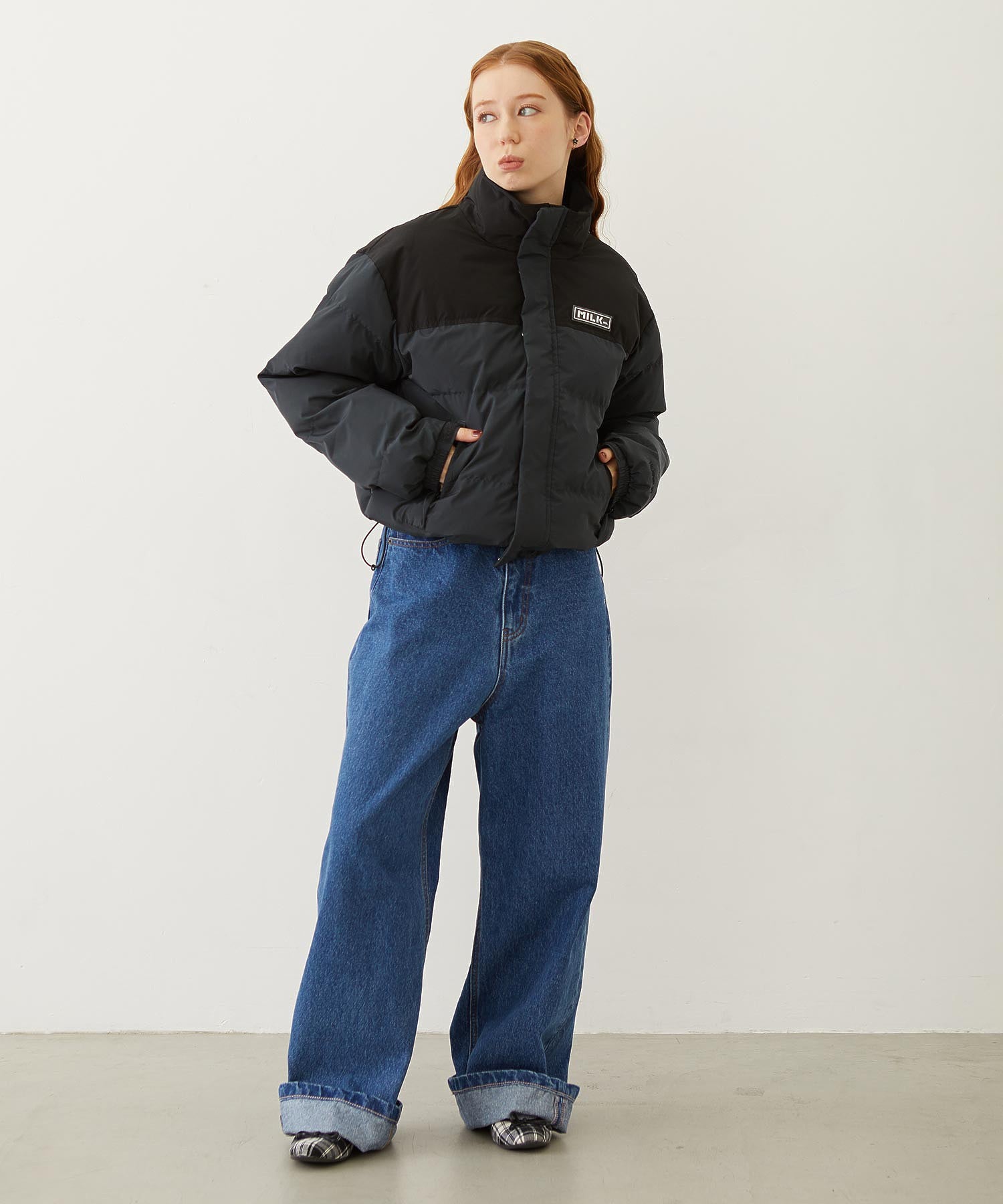 BAR PATCH PUFFER JACKET