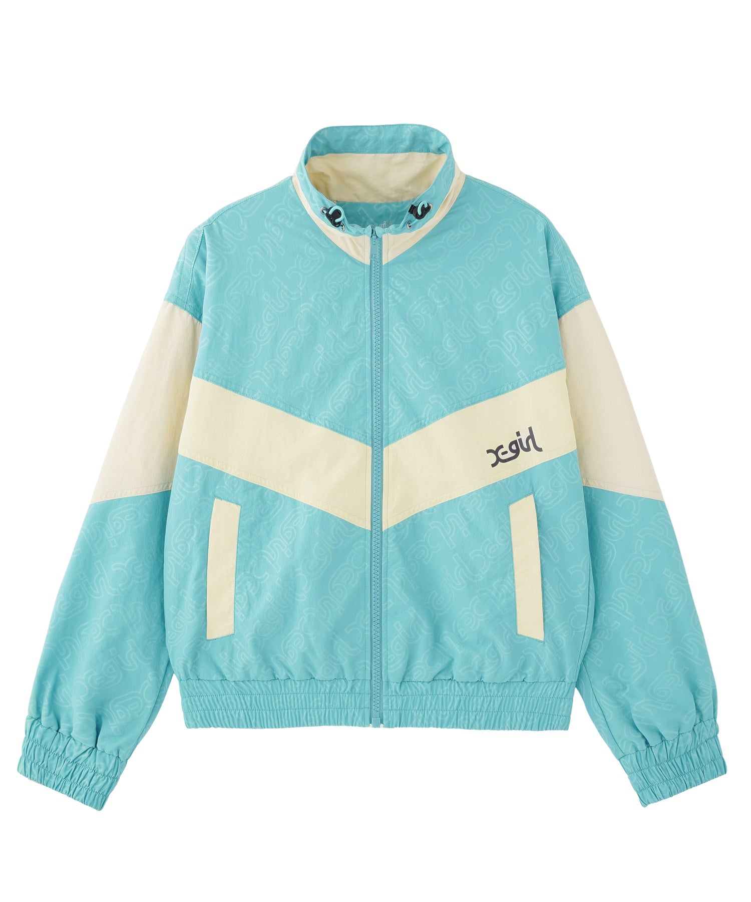 EMBOSSED WIND UP JACKET