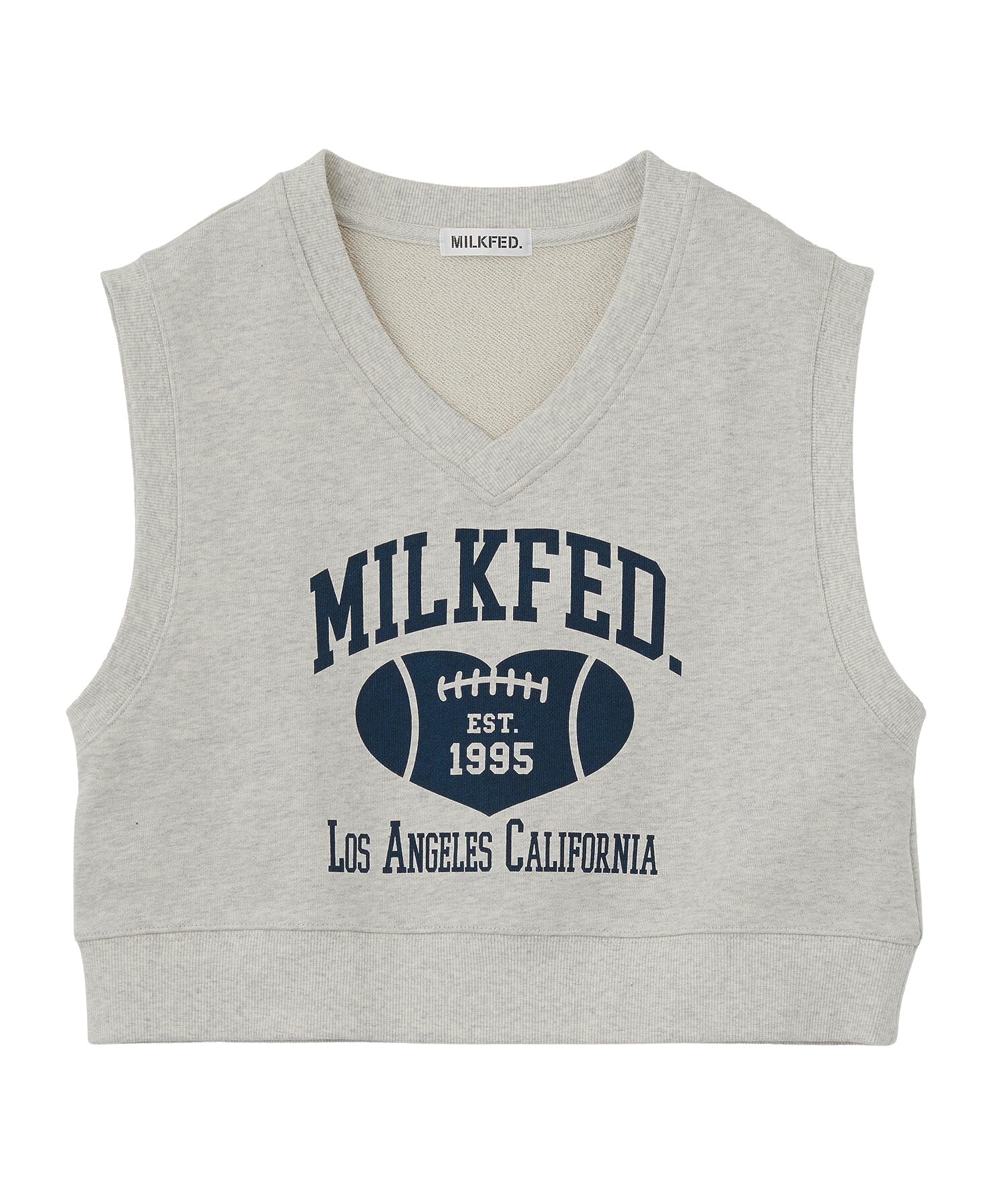 COLLEGE LOGO V-NECK SWEAT VEST