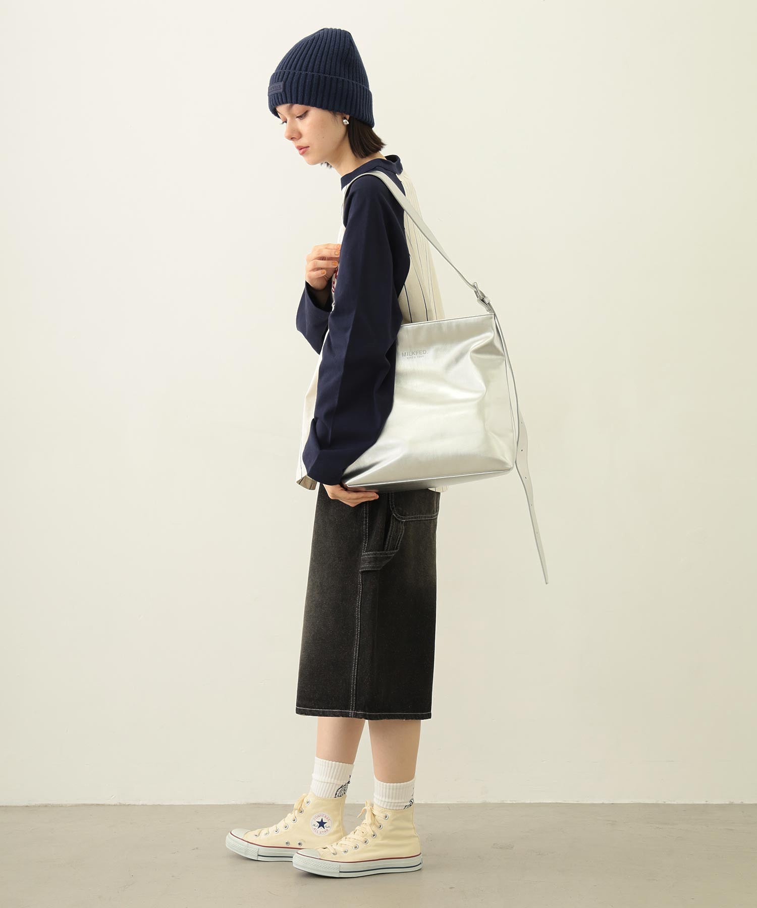 SOLID SHOULDER BAG