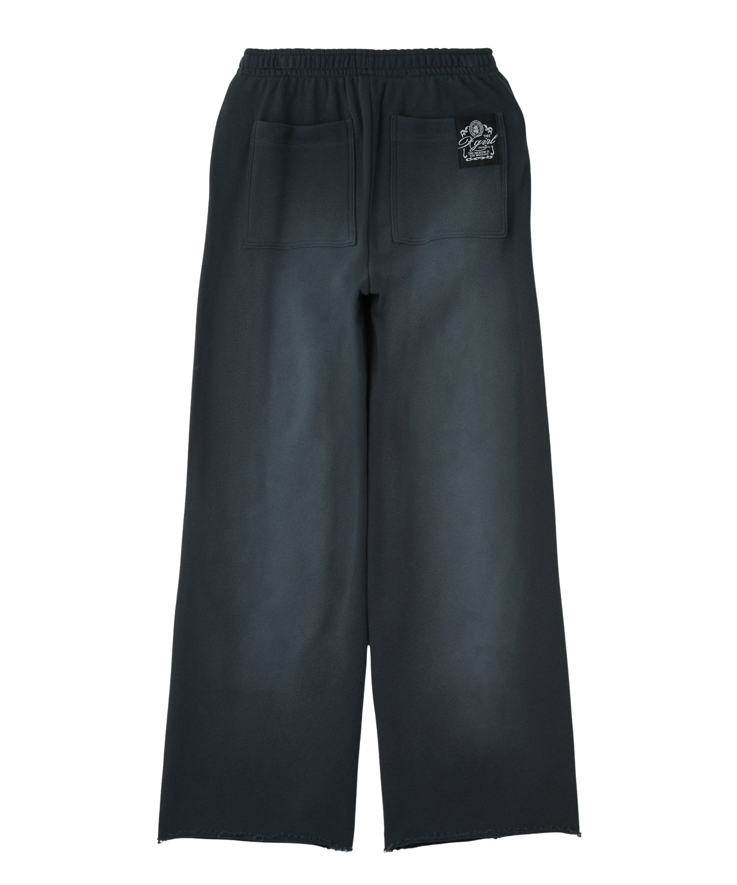 LAYERED DISTRESSED SWEATPANTS