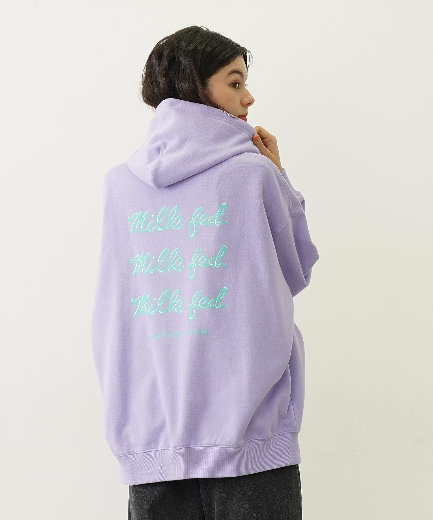 EXTENDED ICING LOGO ZIP UP HOODIE