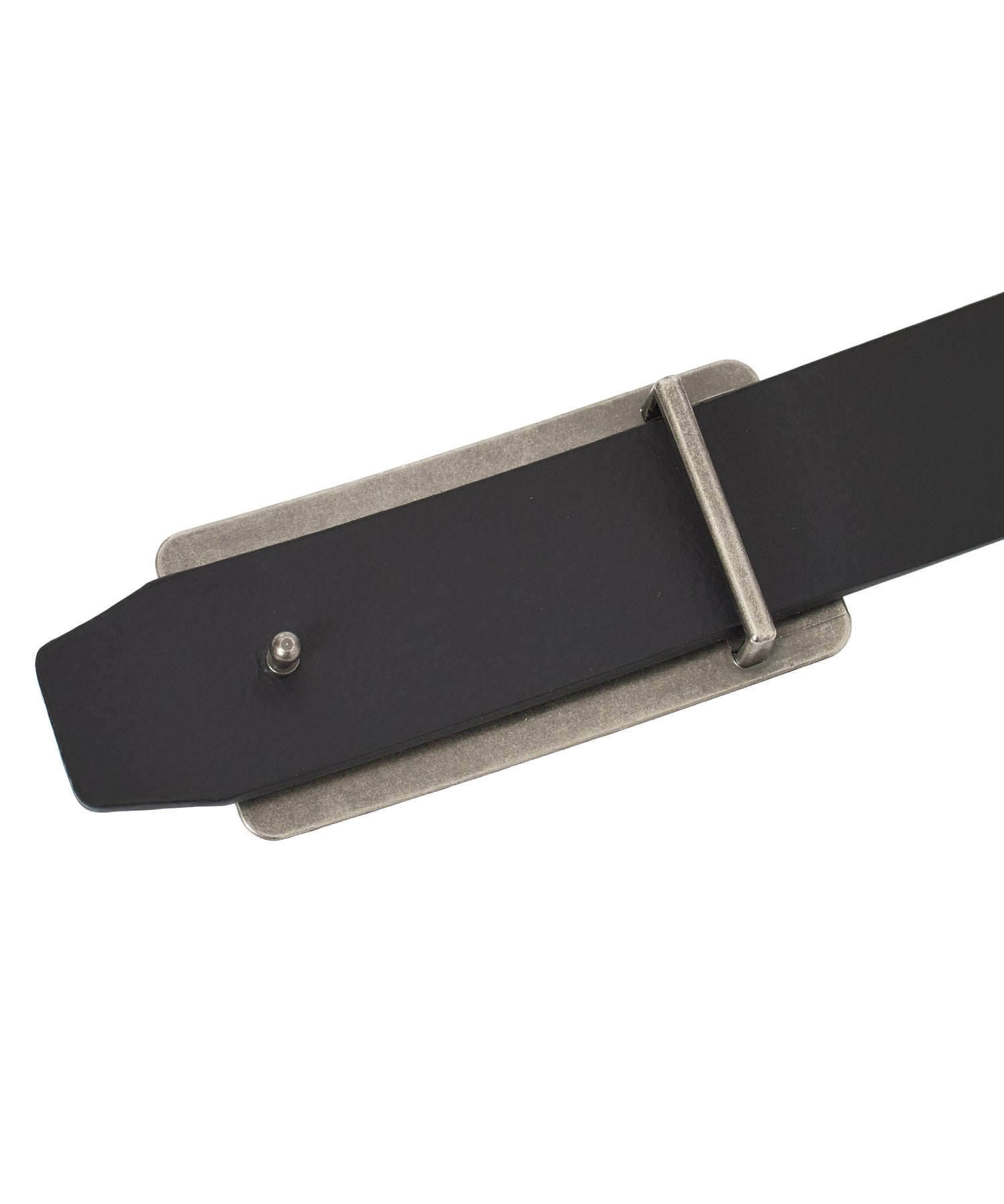 PLATE LOGO BUCKLE BELT