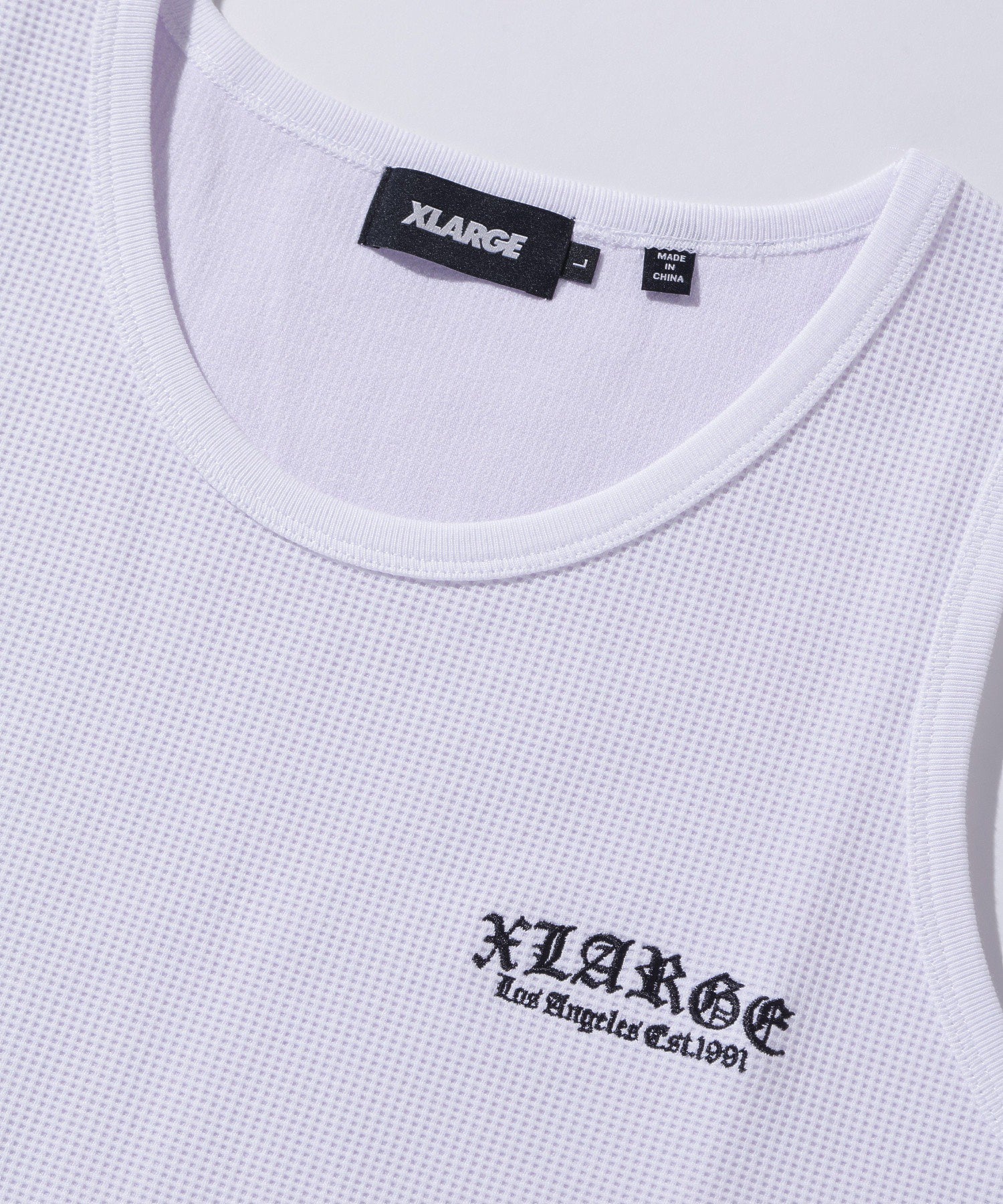 OLD ENGLISH WAFFLE TANK TOP