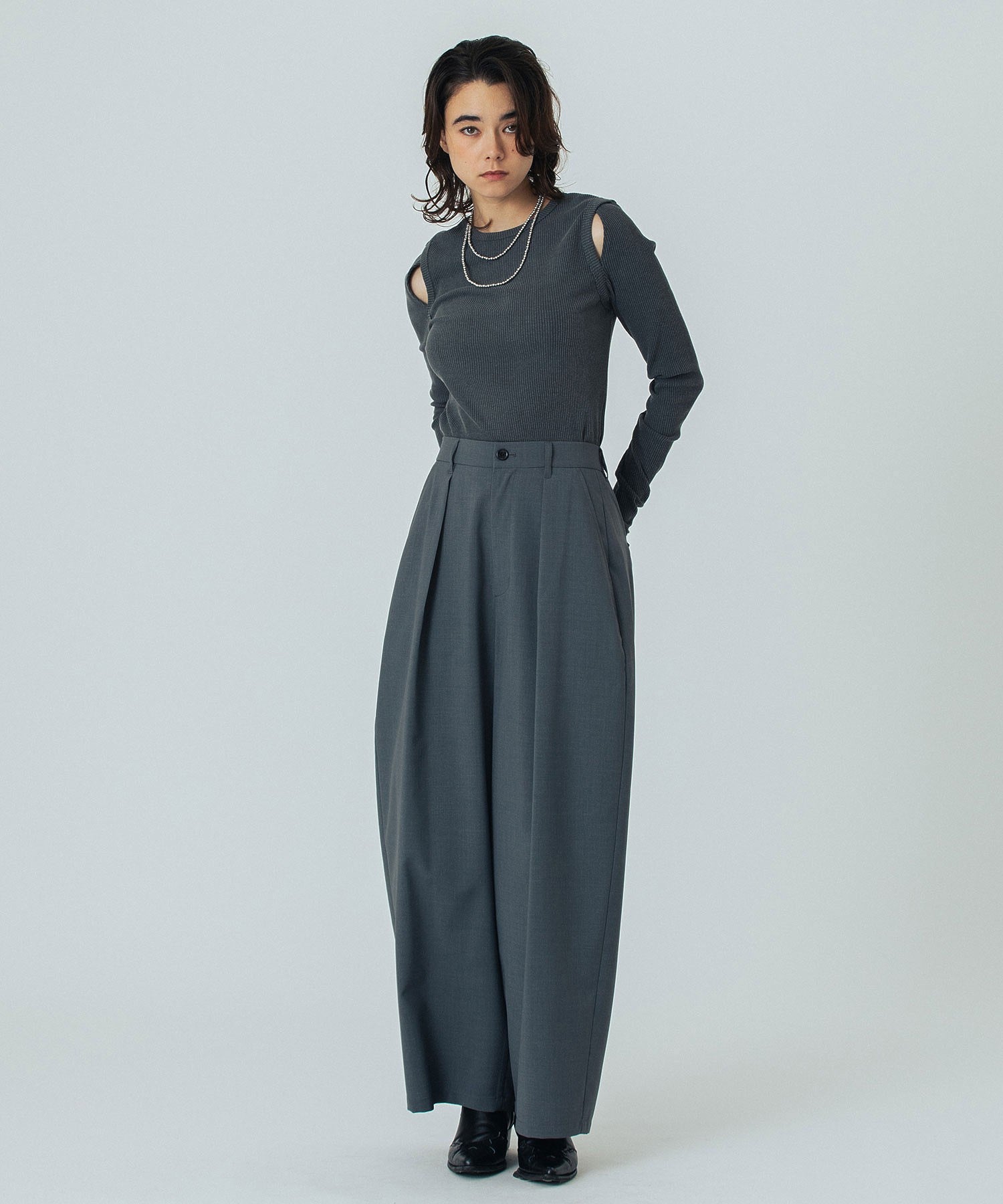 model:172cm 着用サイズ:M