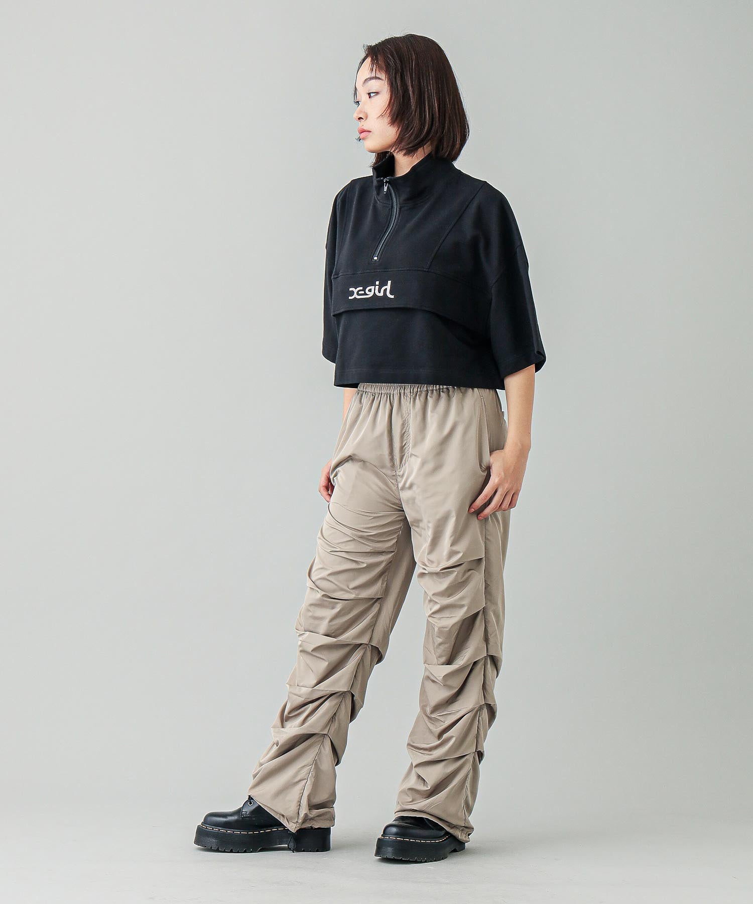 CROPPED ANORAK TOP