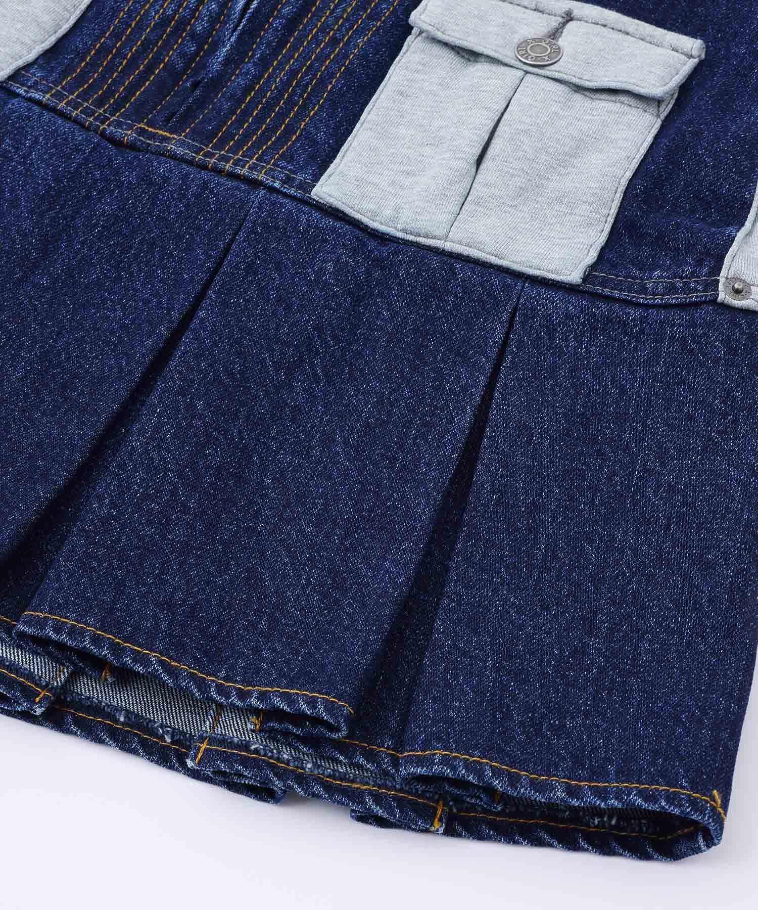 JERSEY WOVEN MINI SKIRT X-girl