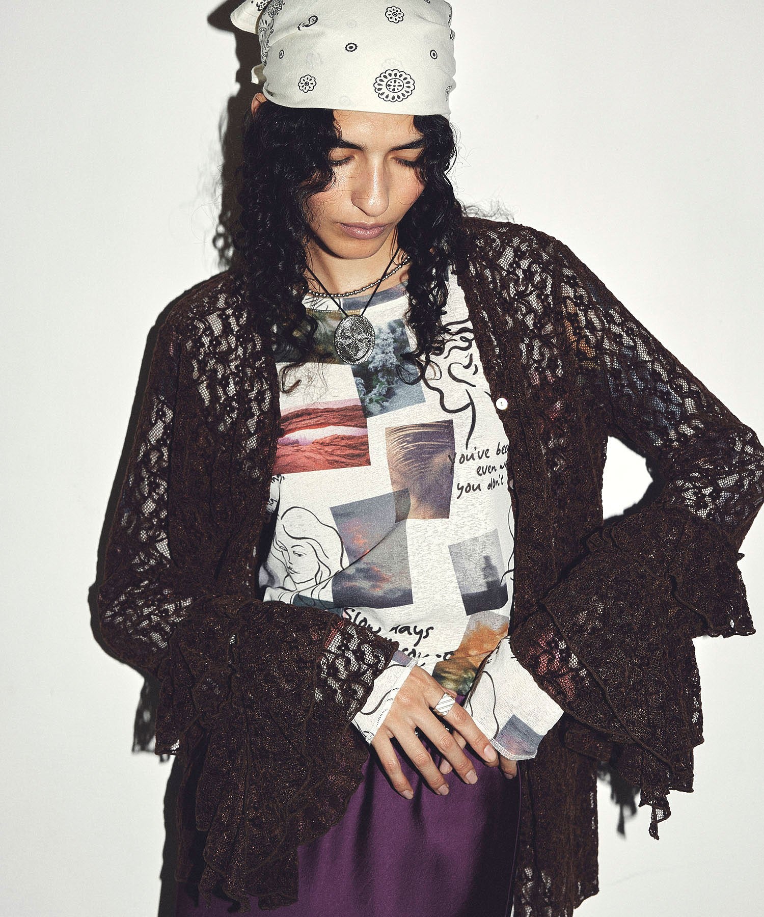 CREOLME/LACE L/S TOP