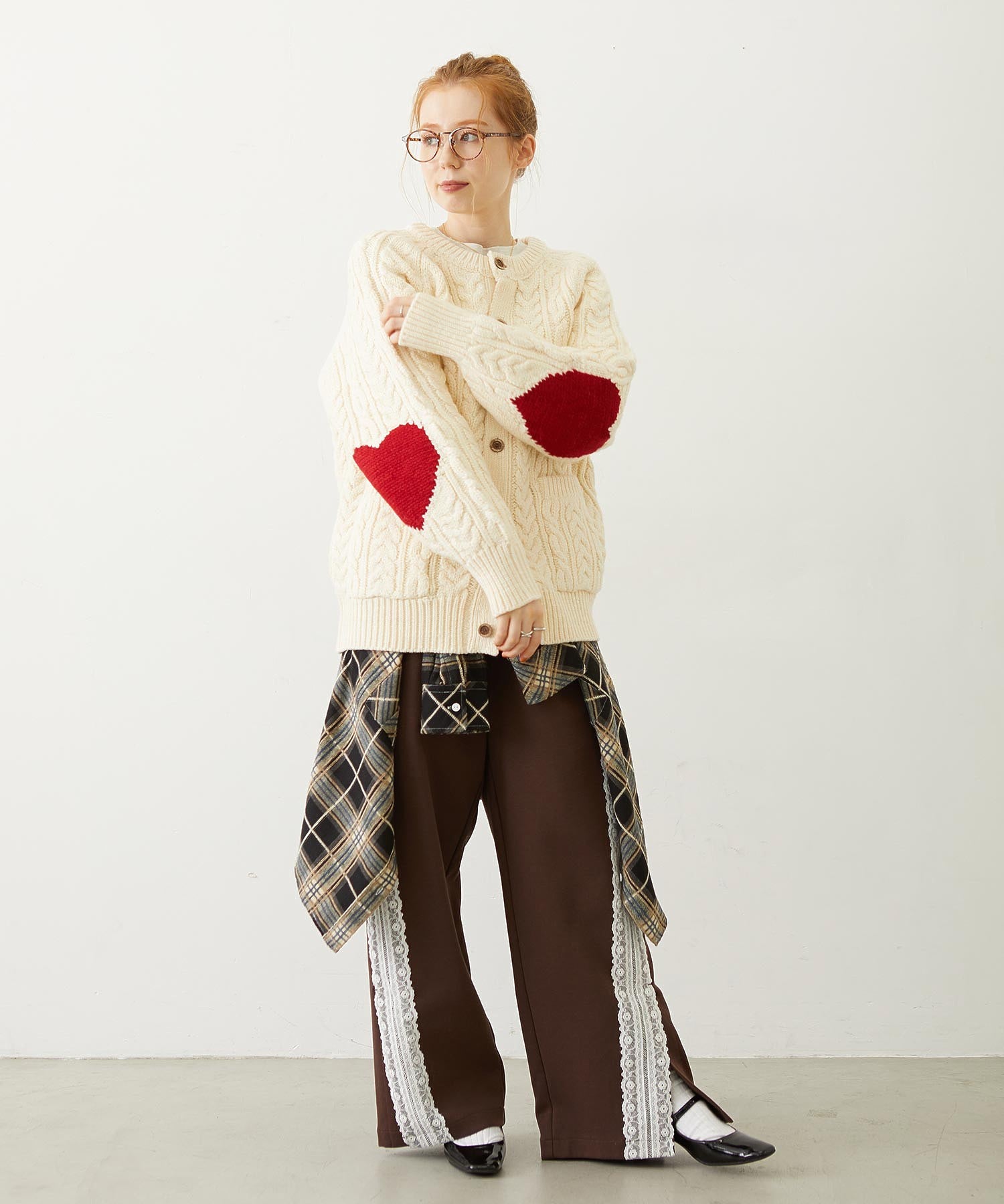 LOGO PLAID SHIRT