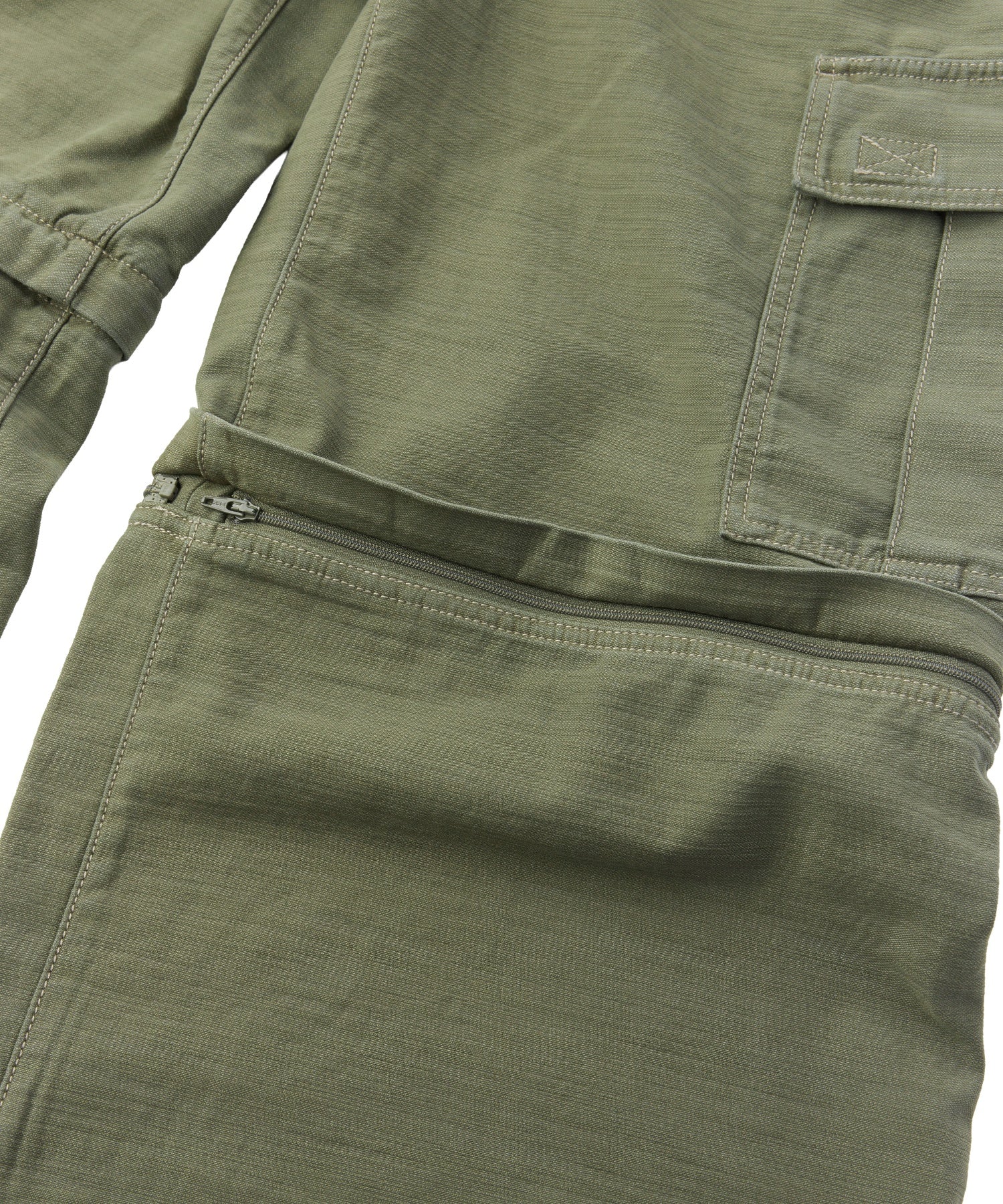 EMBLEM POCKET 2WAY WIDE LEG CARGO PANTS