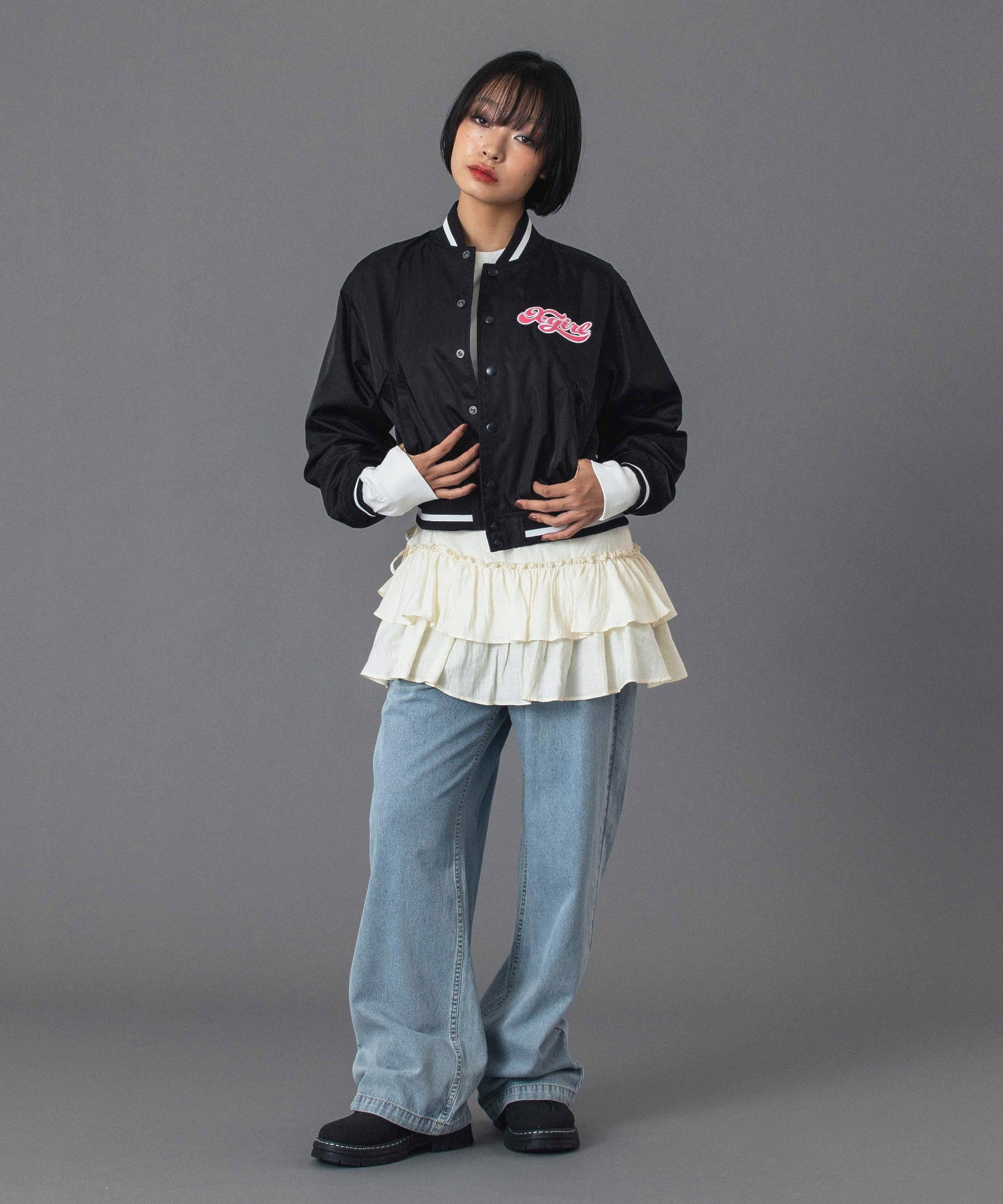 FACE LABEL EASY PANTS