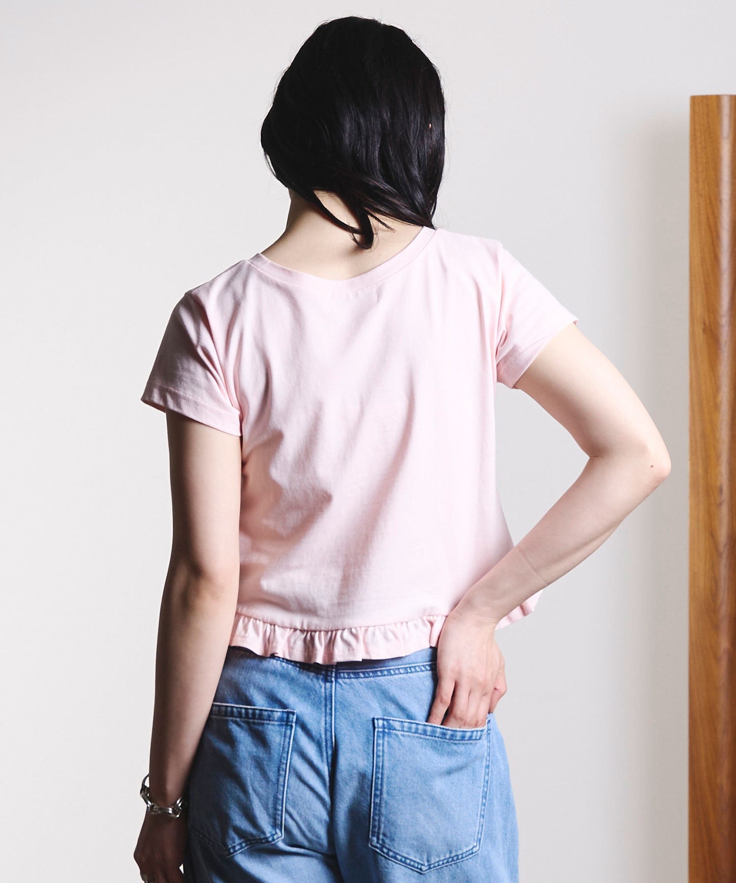 FRILL HEM TOP