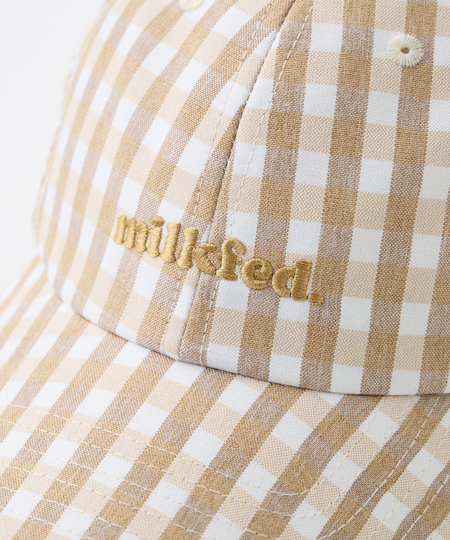 GINGHAM LOGO CAP