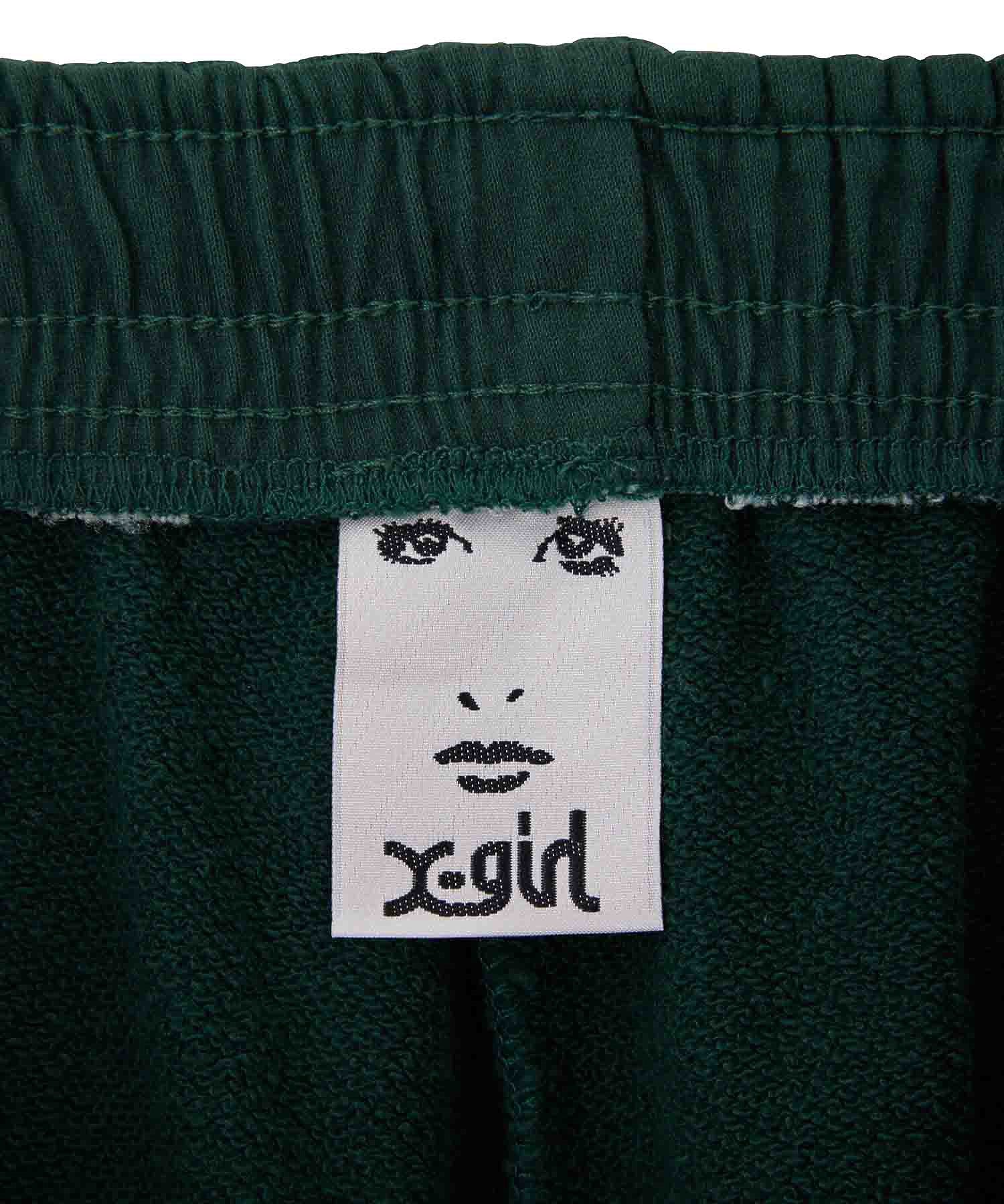 KNEE SLIT SWEAT PANTS X-girl