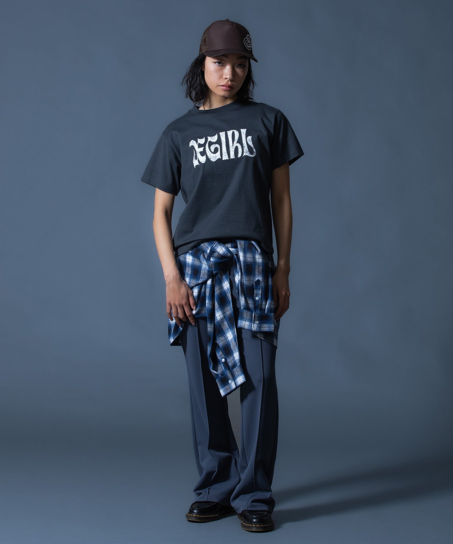 STUDDED LOGO S/S TEE