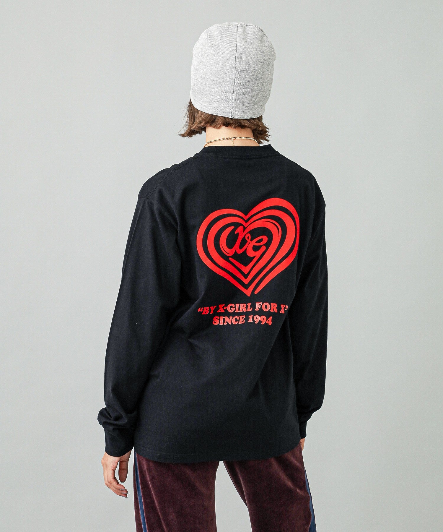 SPIRAL HEART LOGO L/S TEE