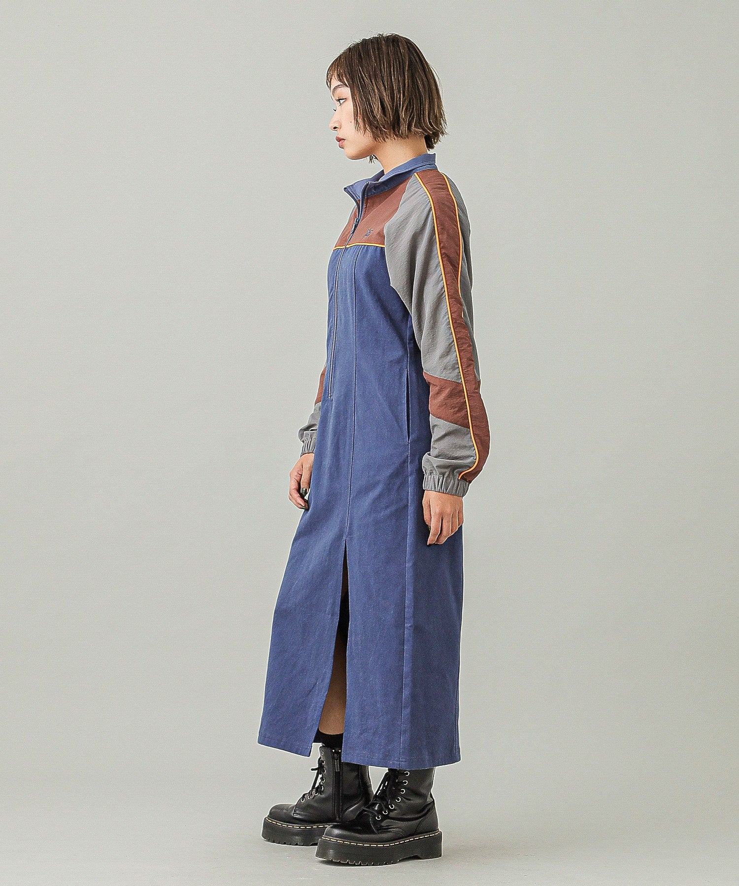 PANELED TRACK DRESS