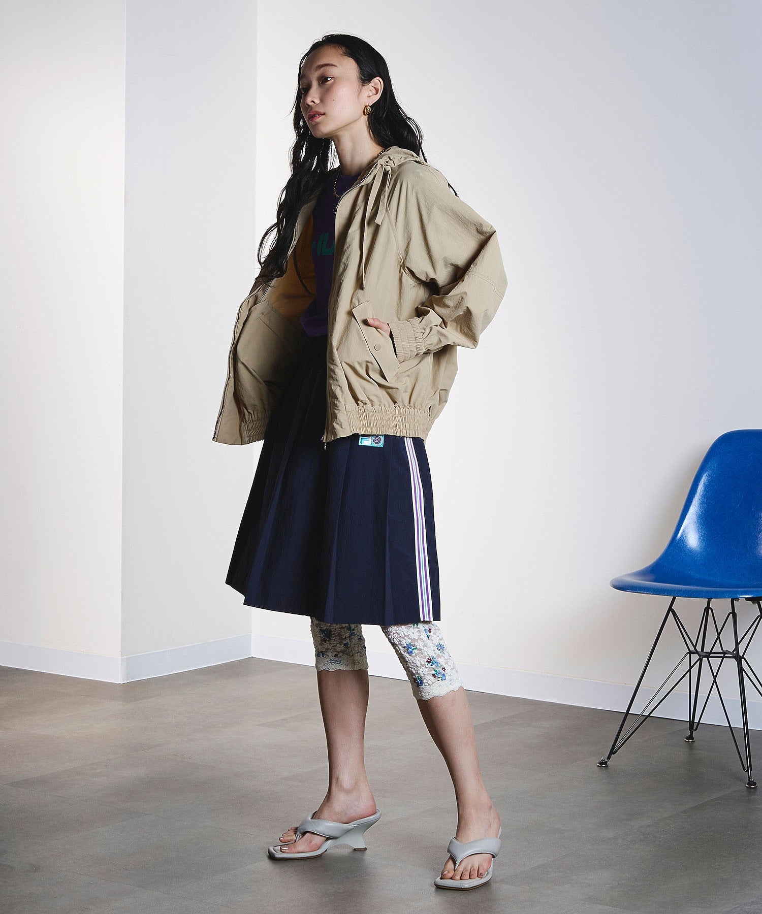 model:161cm 着用サイズ:ONE SIZE