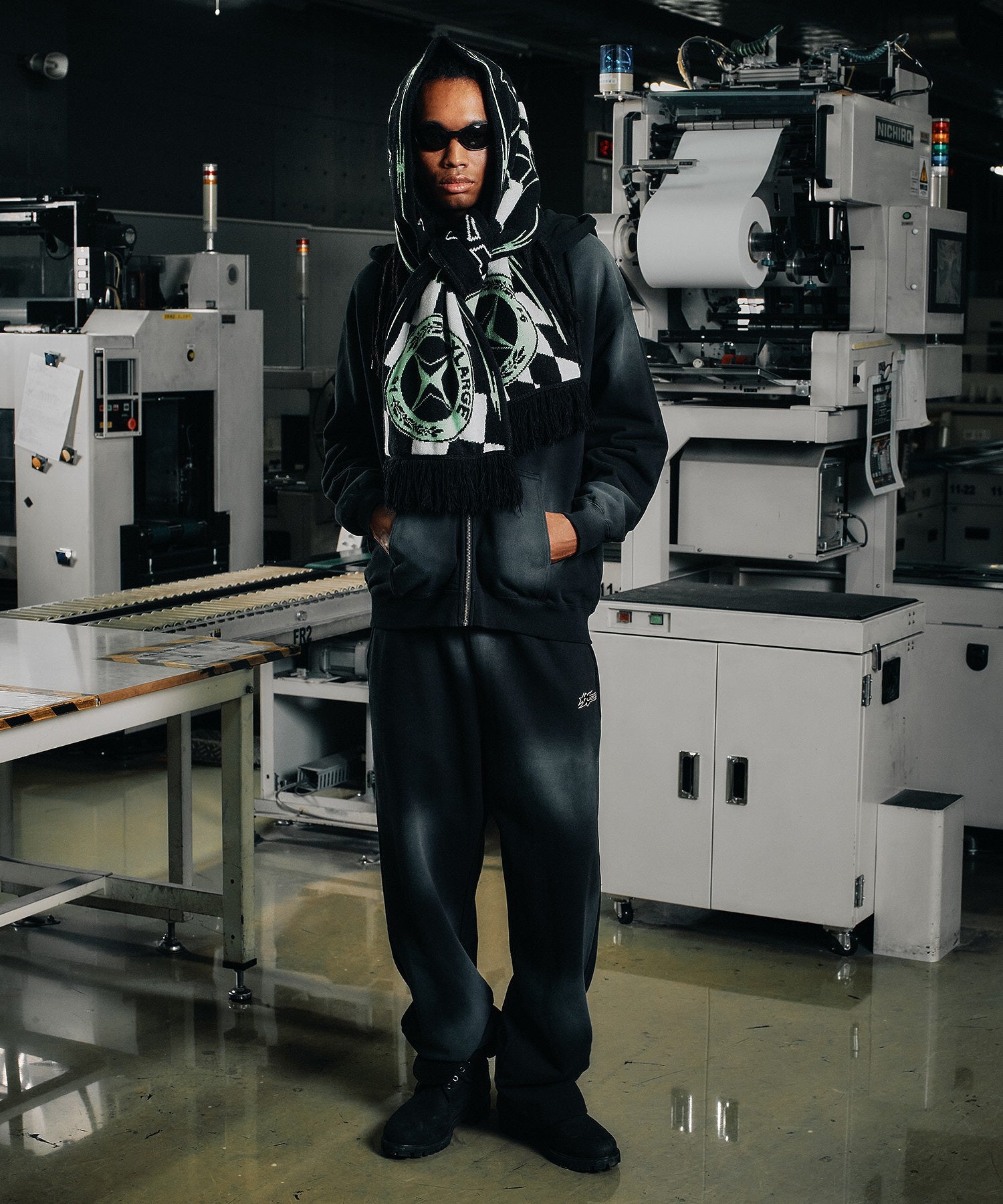 SPRAY DYED SWEAT PANTS