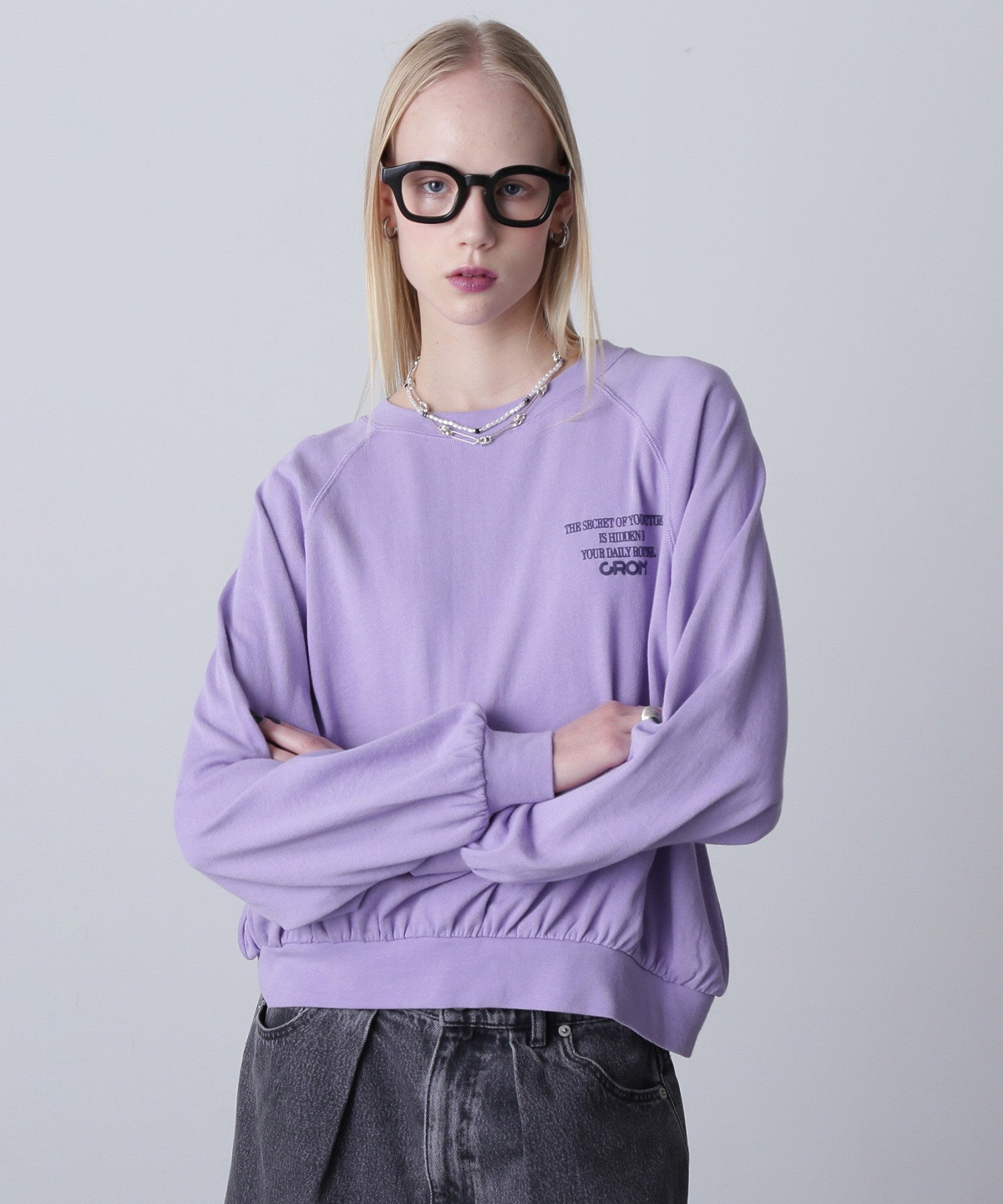 CREOLME/LOGO SWEAT SHIRT